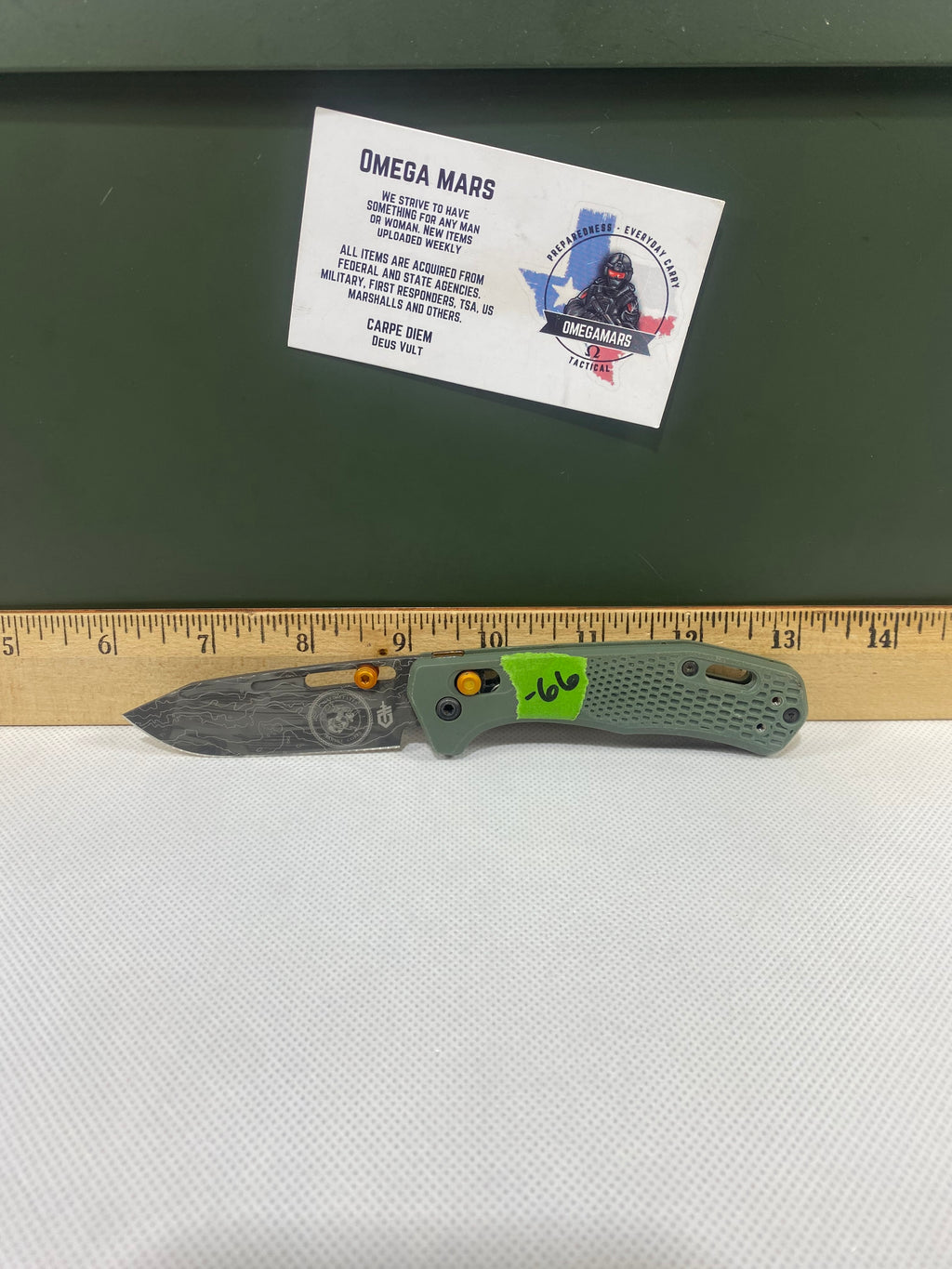 Gerber #-66. Assert. Custom etched.