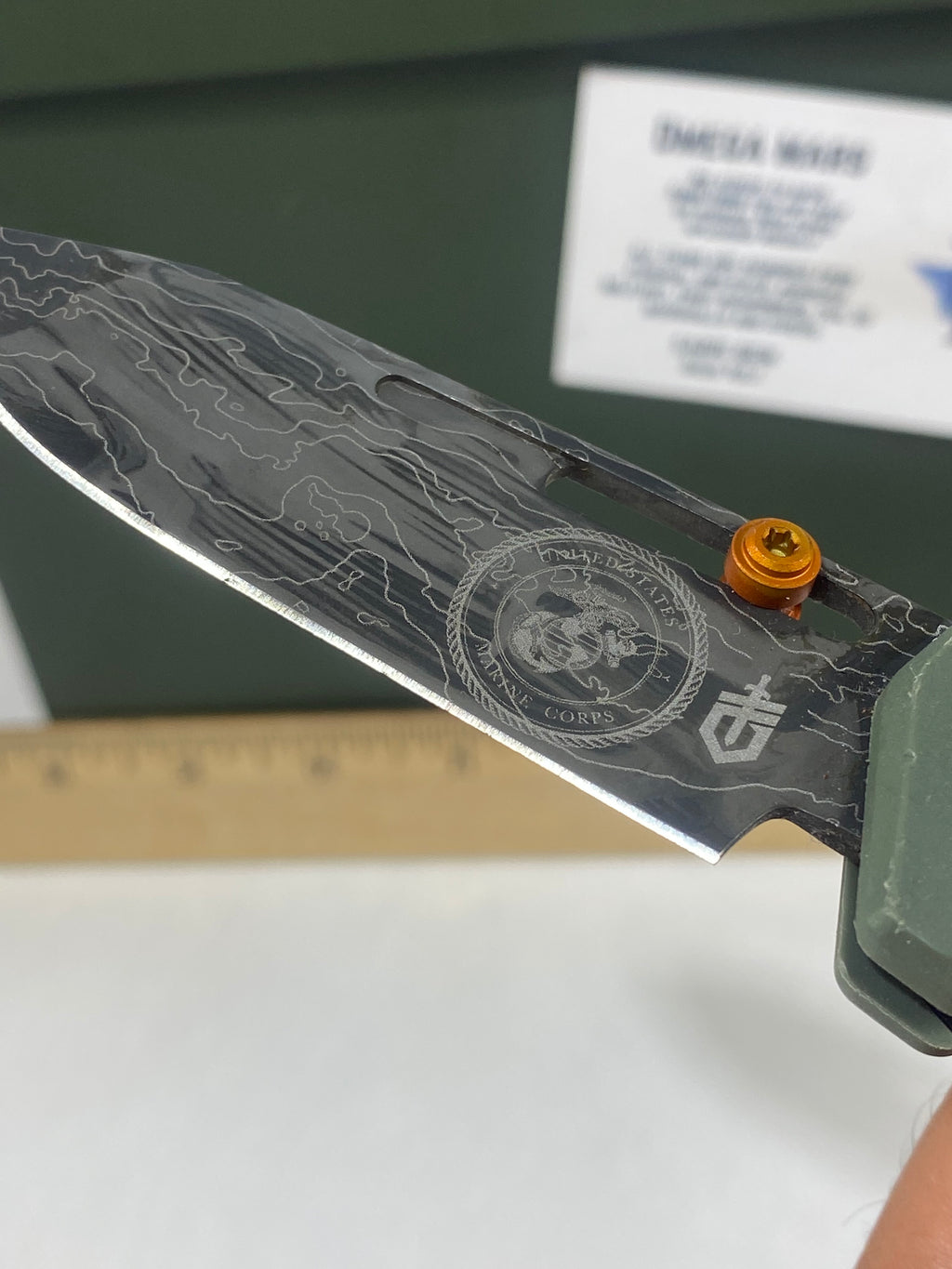 Gerber #-66. Assert. Custom etched.
