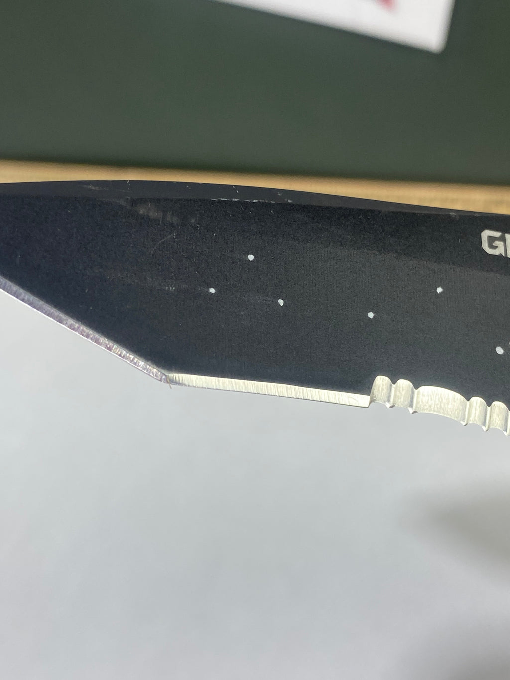 Gerber -70. Torch II Tanto. Light usage. Little Dirty.