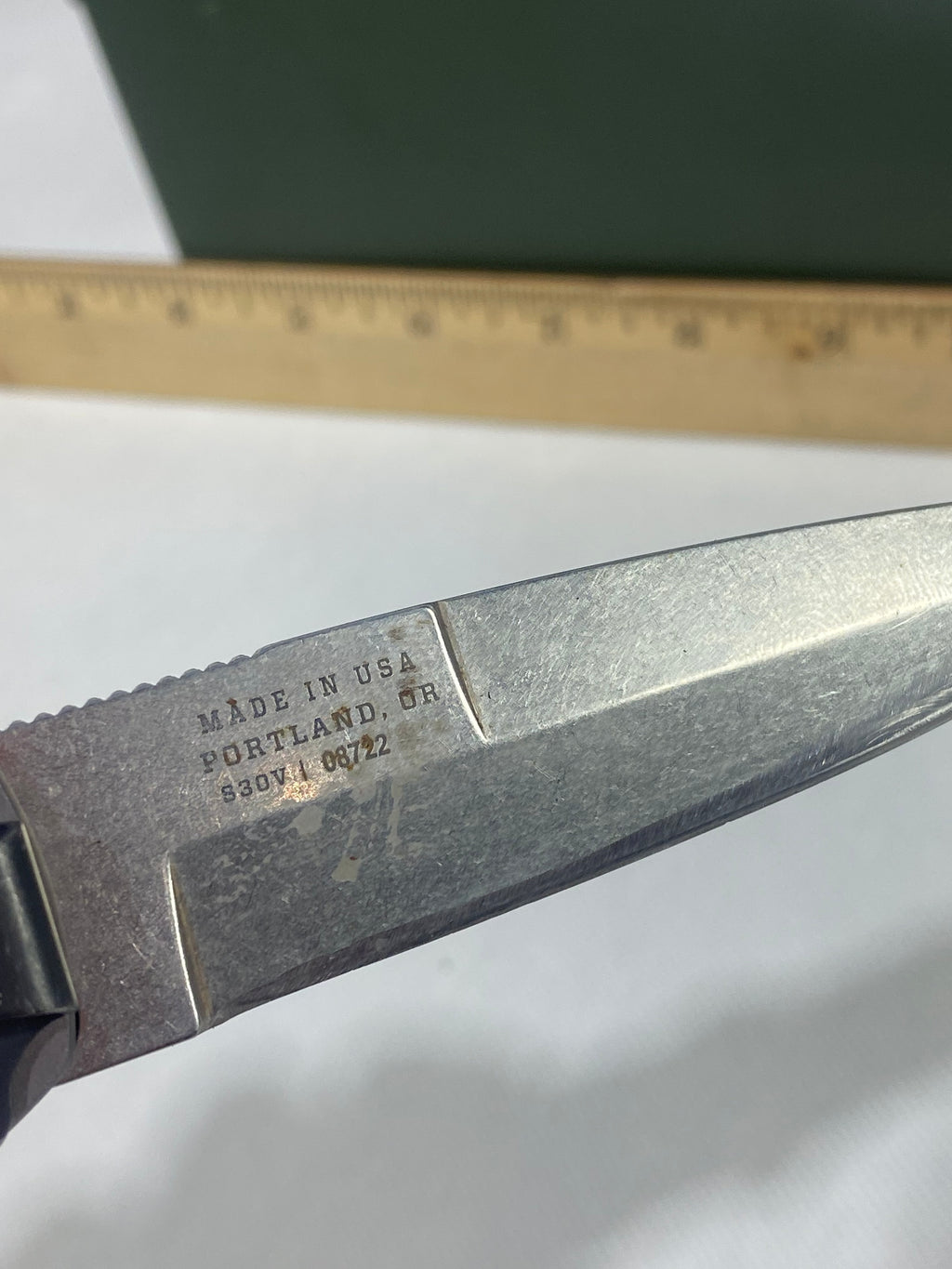 Gerber -72. Covert. Light usage. Resharpened.