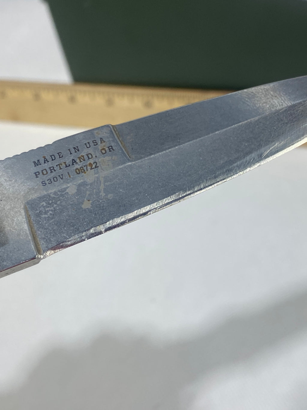 Gerber -72. Covert. Light usage. Resharpened.
