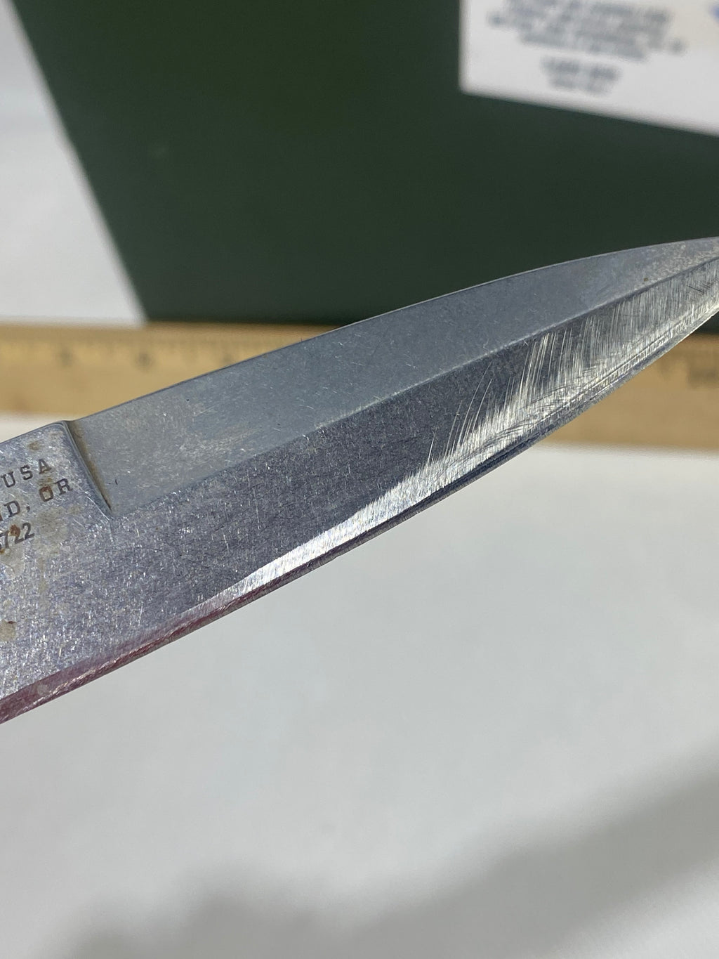 Gerber -72. Covert. Light usage. Resharpened.