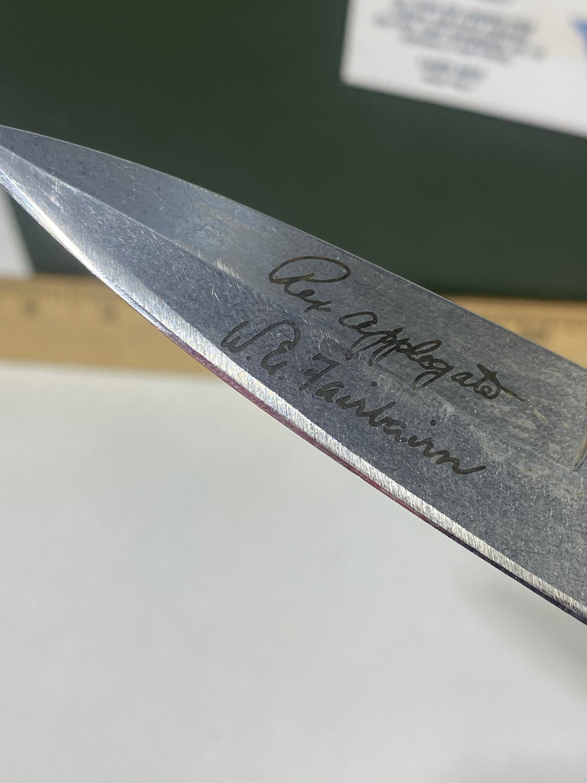 Gerber -72. Covert. Light usage. Resharpened.