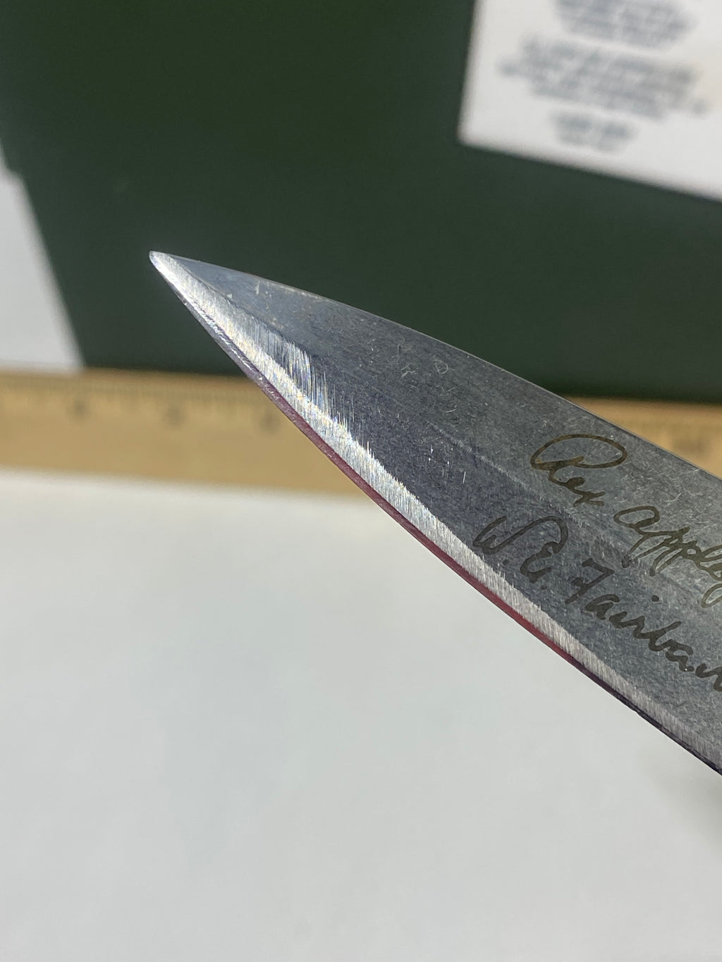 Gerber -72. Covert. Light usage. Resharpened.