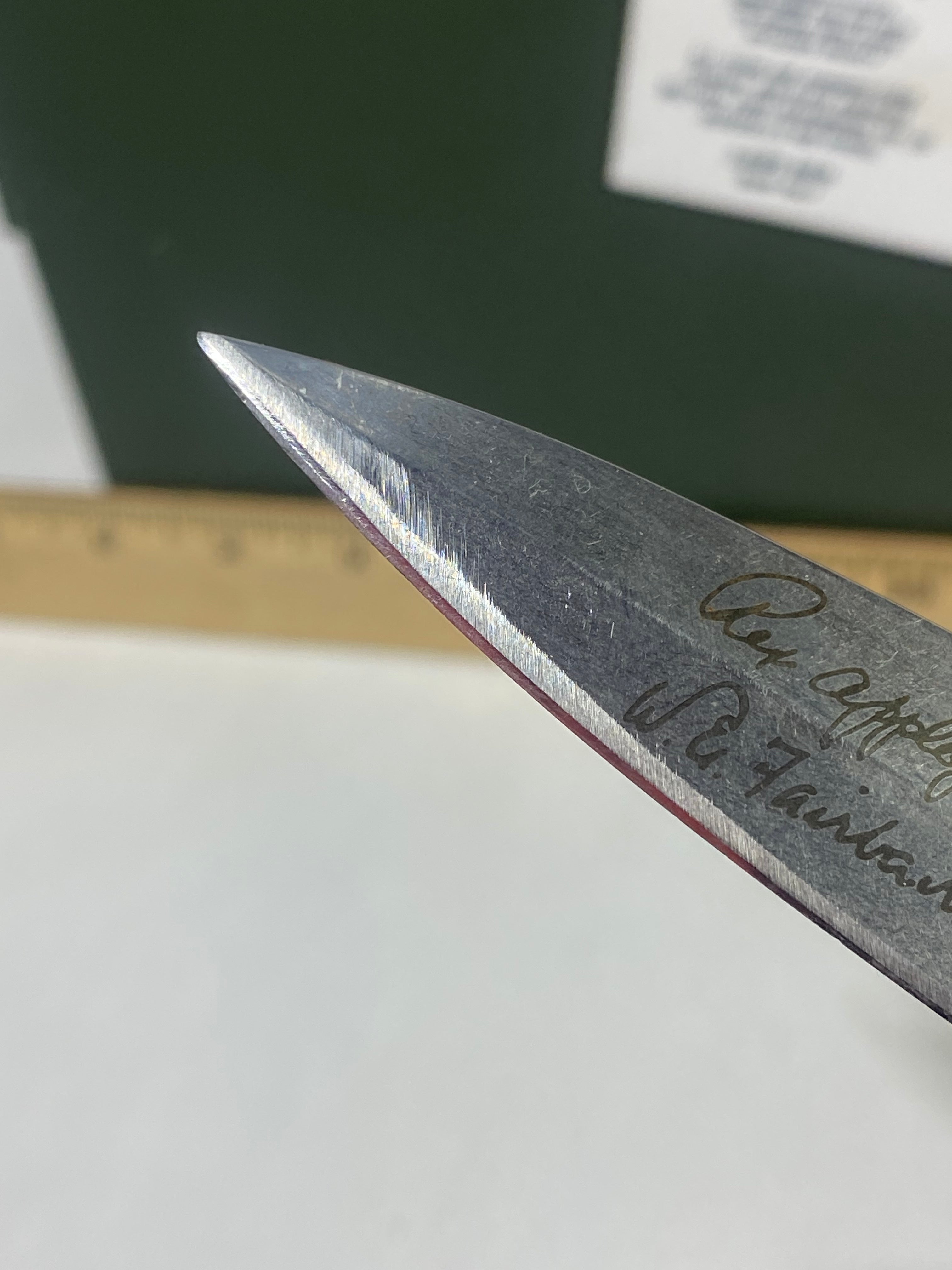 Gerber -72. Covert. Light usage. Resharpened.