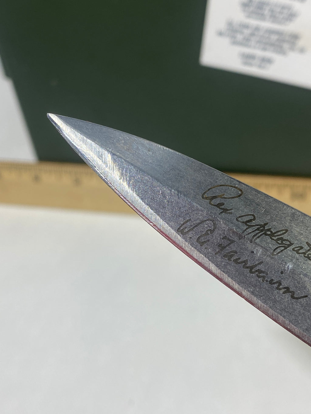 Gerber -72. Covert. Light usage. Resharpened.