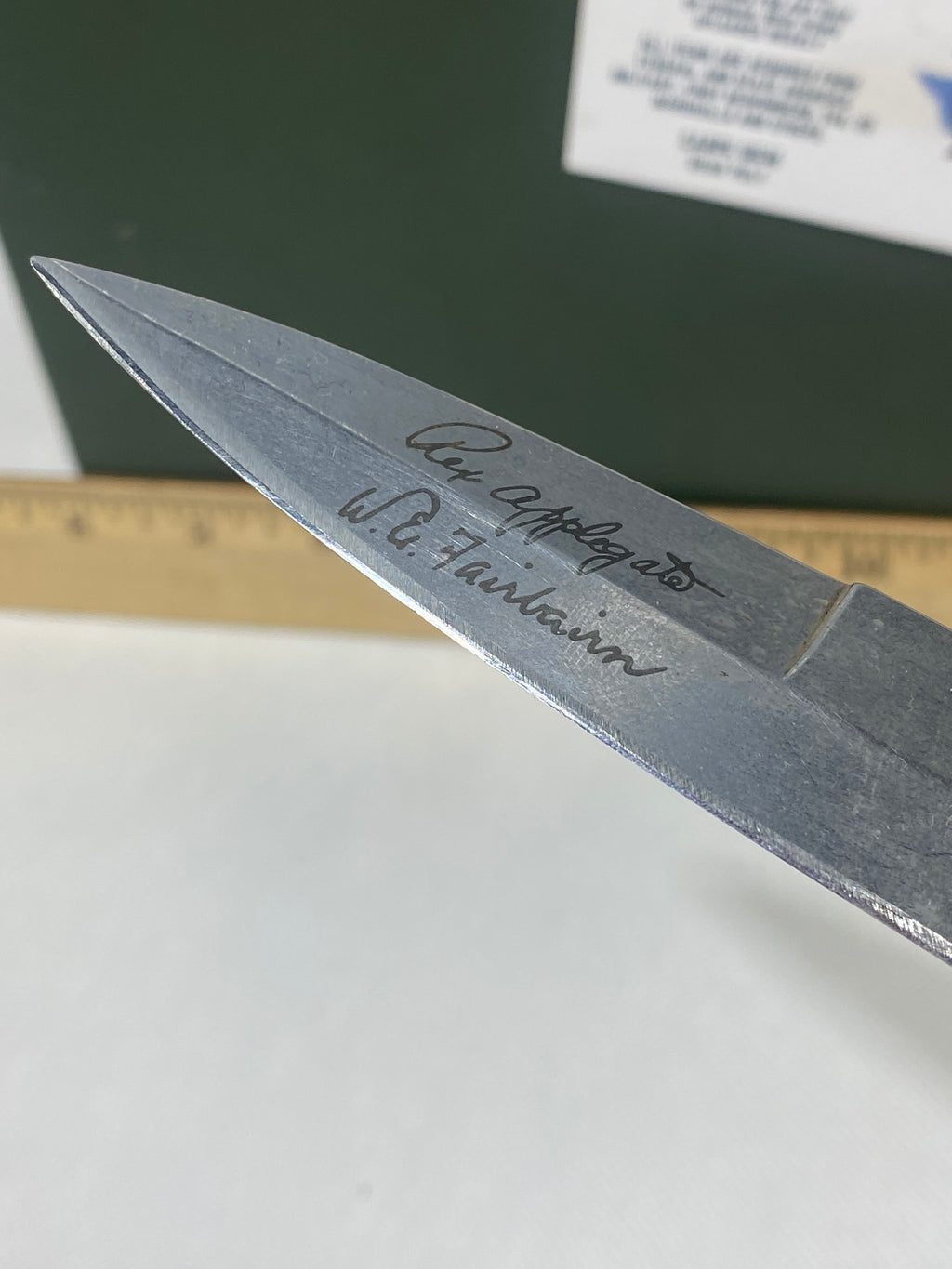 Gerber -72. Covert. Light usage. Resharpened.
