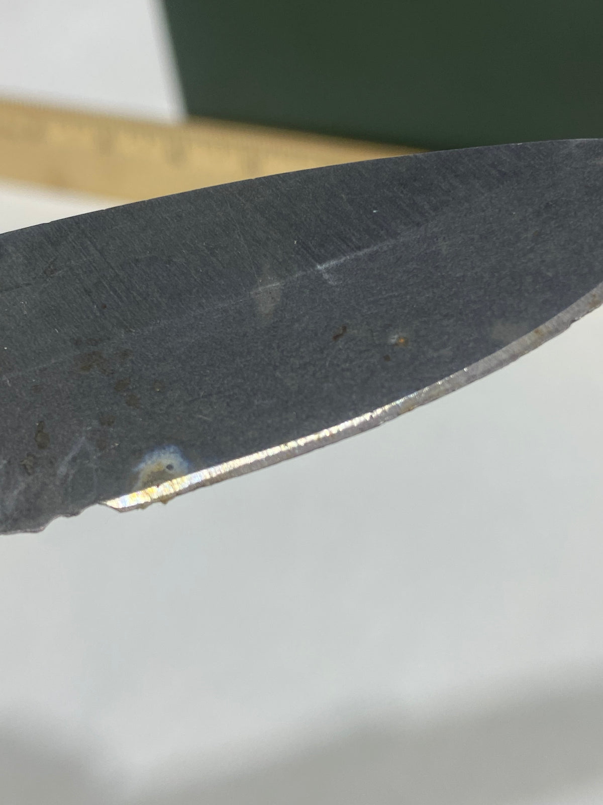 Gerber -73.  Emerson Alliance Tactical. Light usage. Dirty. Chips on blade.