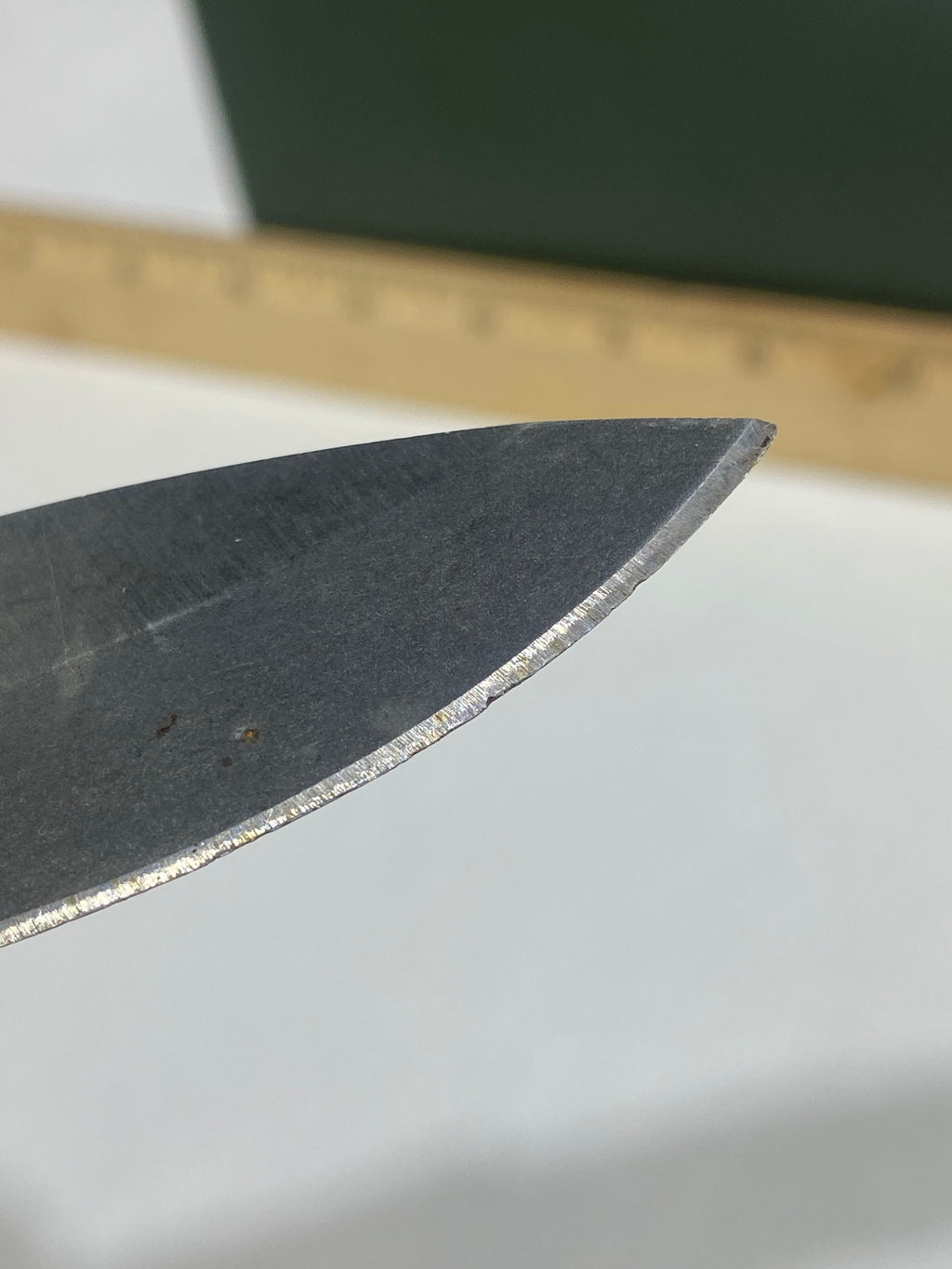 Gerber -73.  Emerson Alliance Tactical. Light usage. Dirty. Chips on blade.