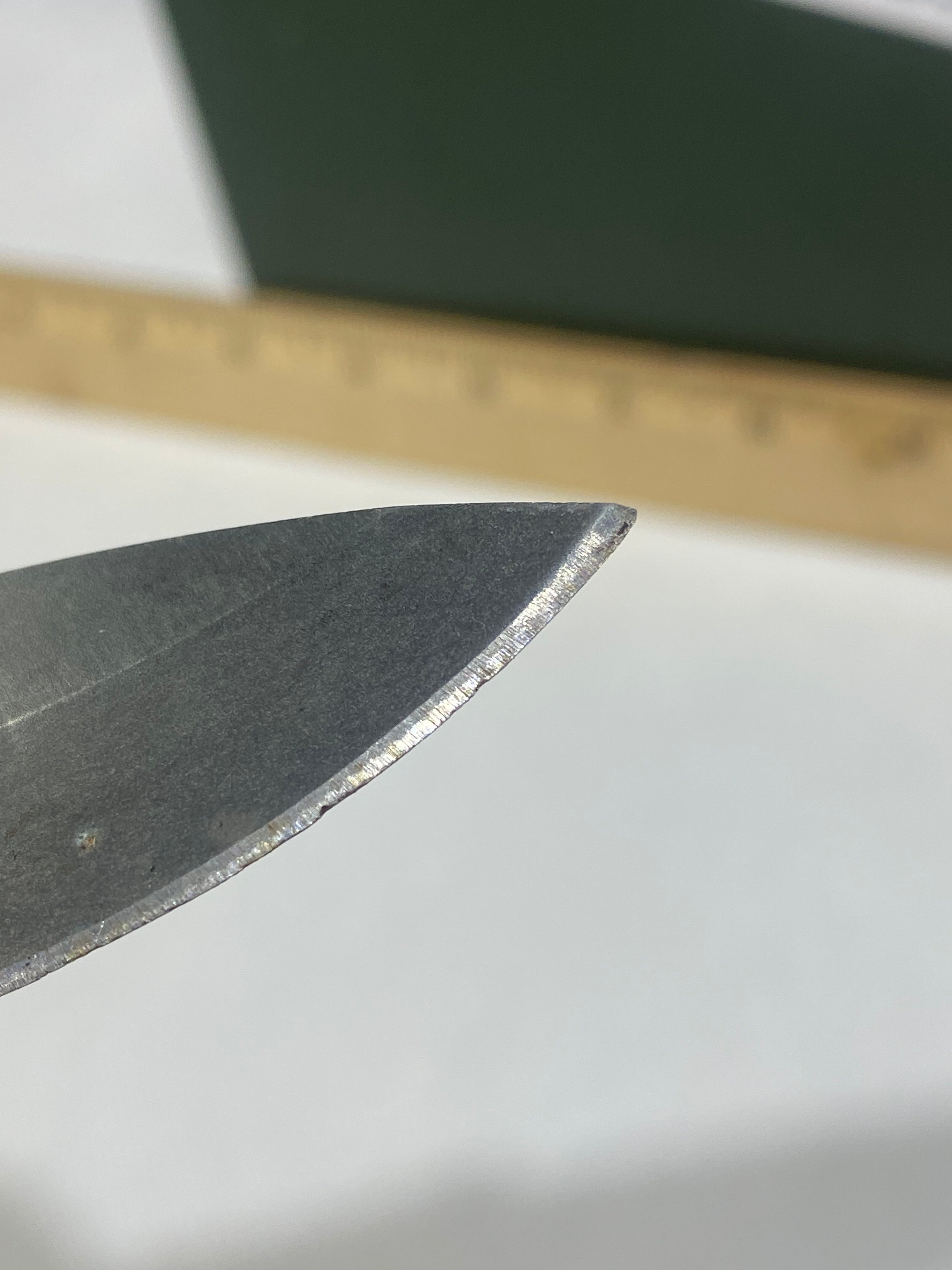 Gerber -73.  Emerson Alliance Tactical. Light usage. Dirty. Chips on blade.