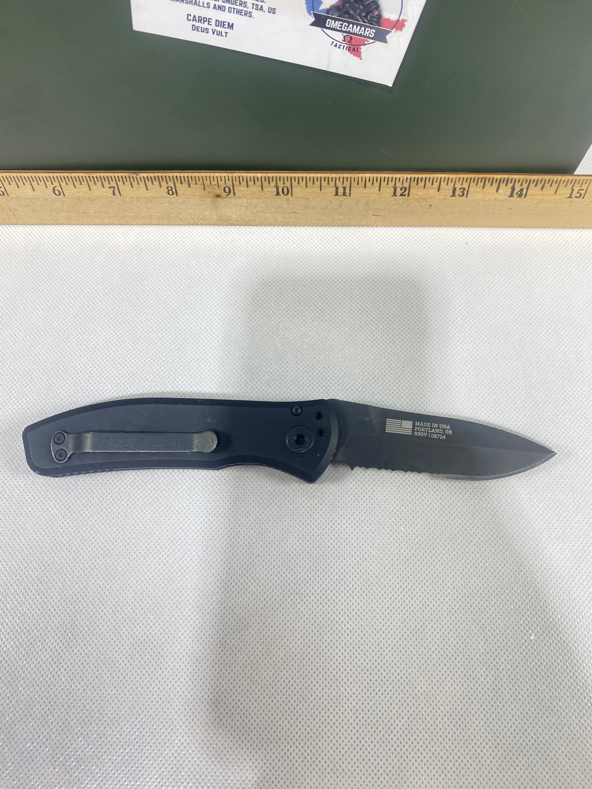 Gerber -74. Empower. Light usage. Dings / chips on blade.