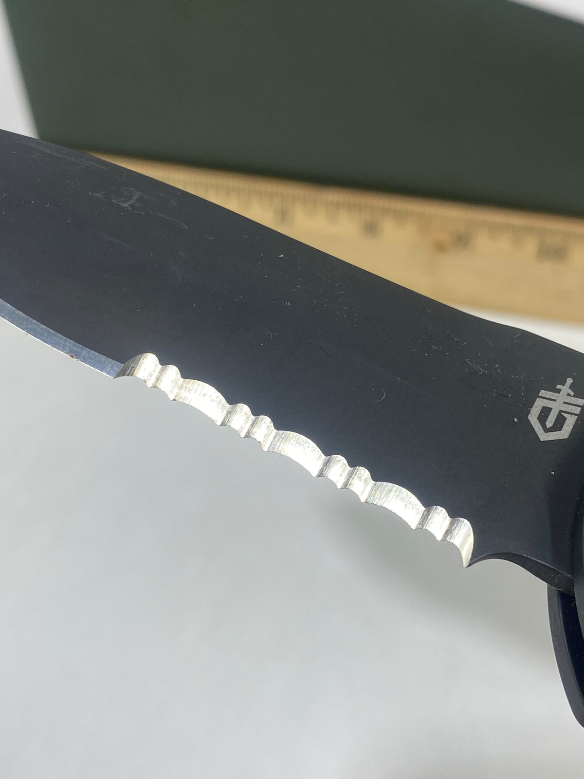 Gerber -74. Empower. Light usage. Dings / chips on blade.