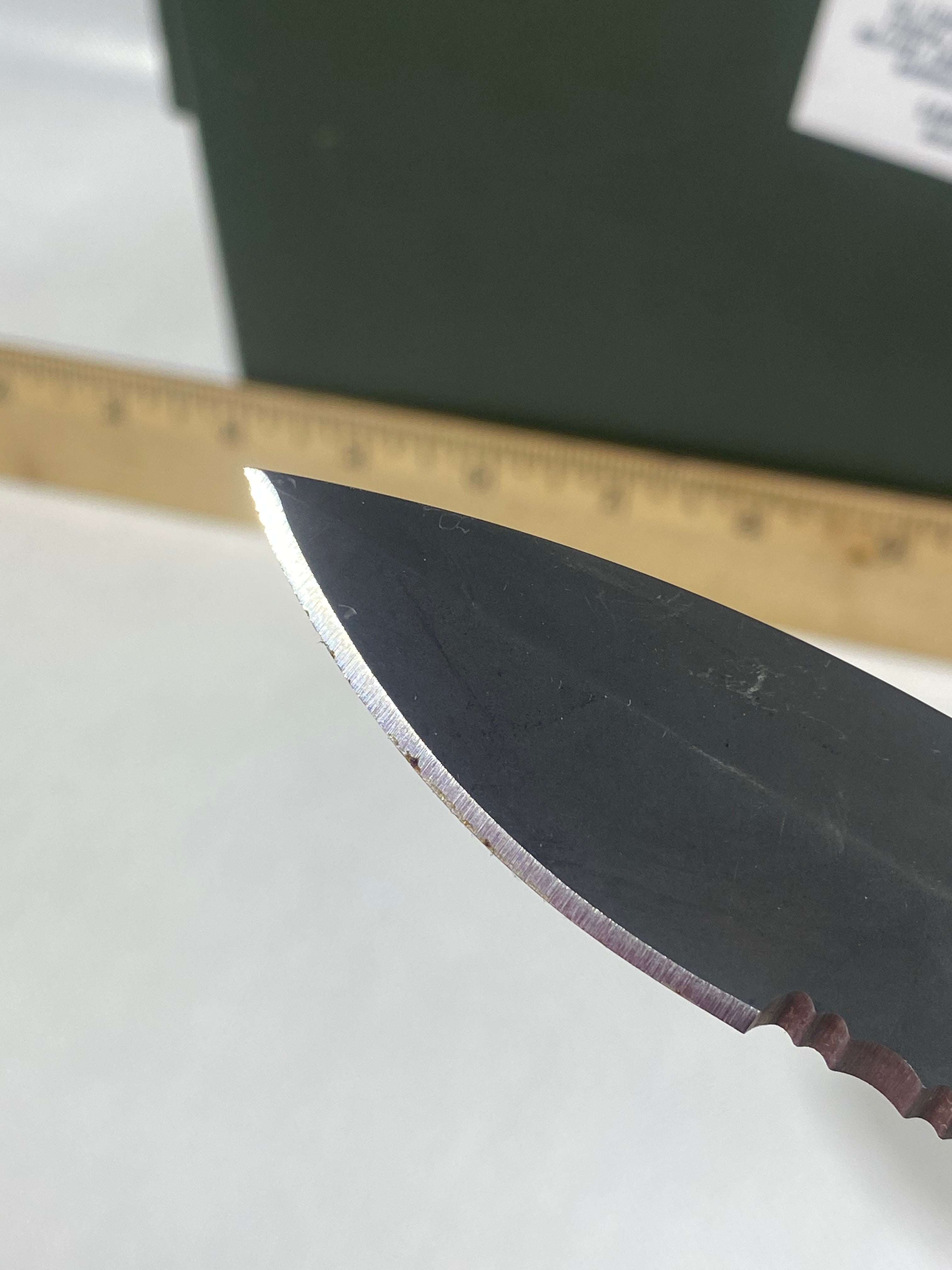 Gerber -74. Empower. Light usage. Dings / chips on blade.