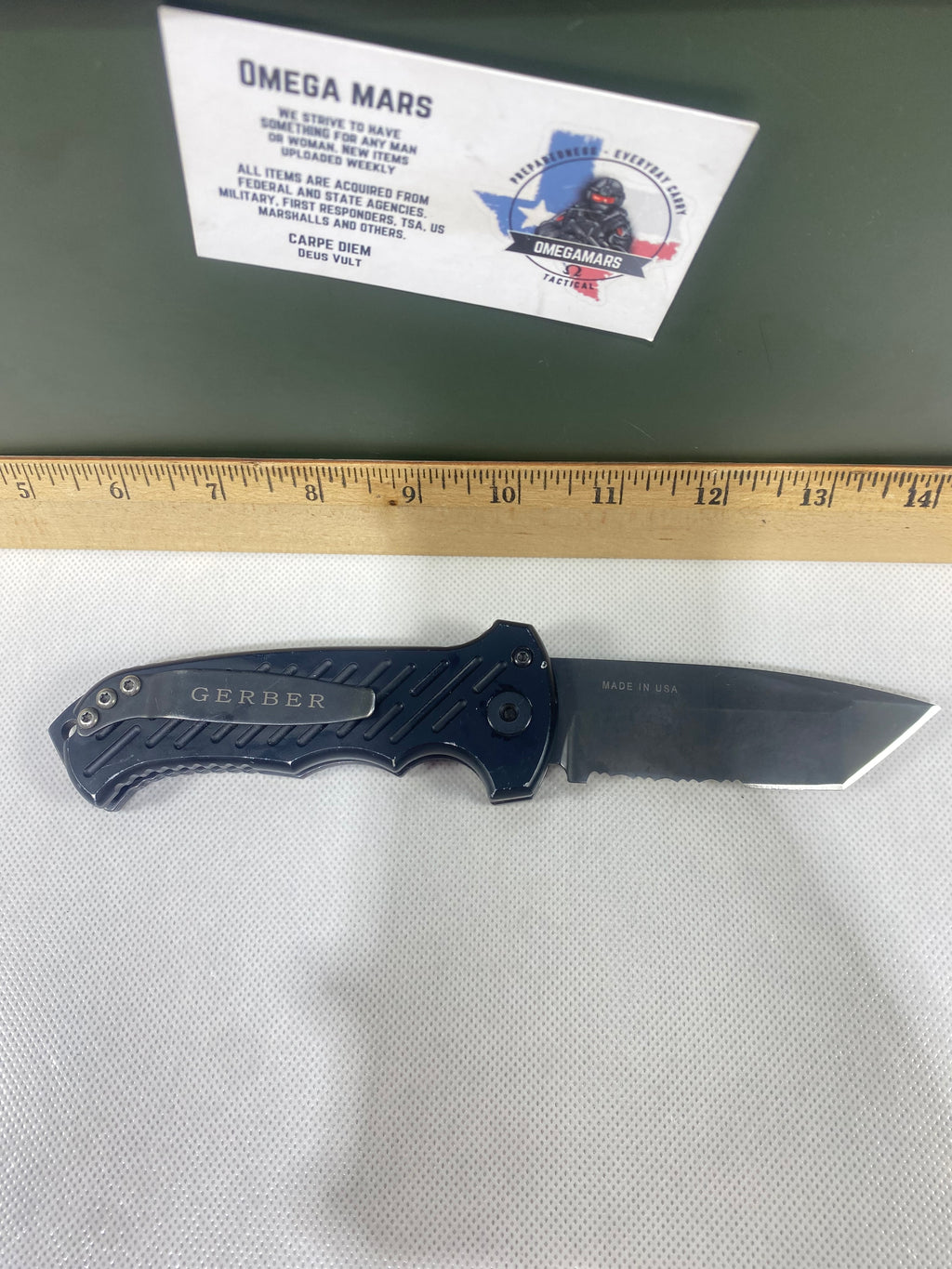 Gerber -76. 06. Light usage. Dings on blade.