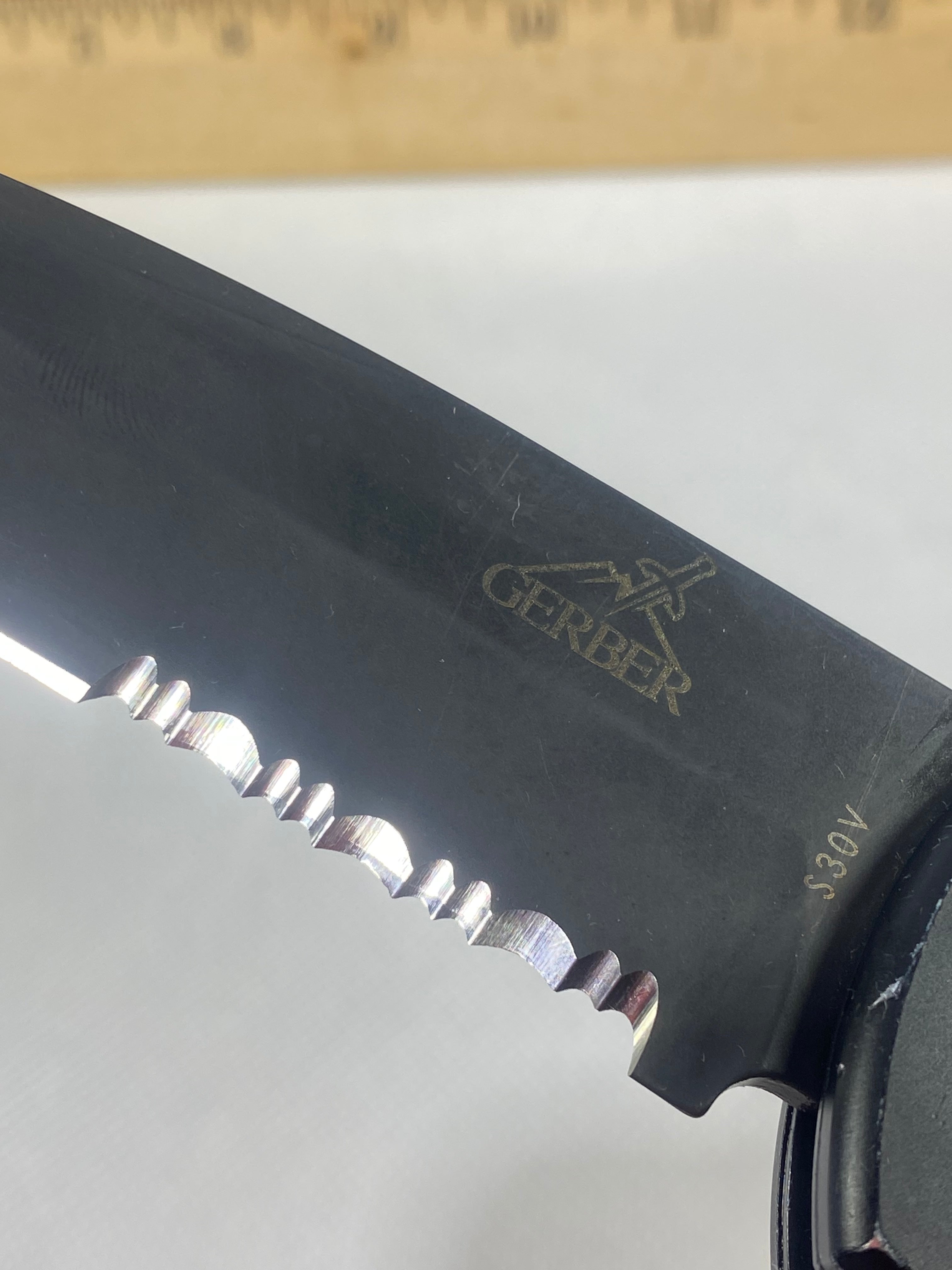 Gerber -76. 06. Light usage. Dings on blade.