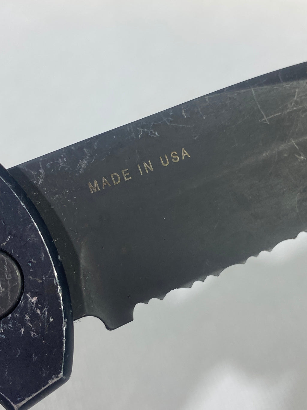 Gerber -77. Light usage. Resharpened.