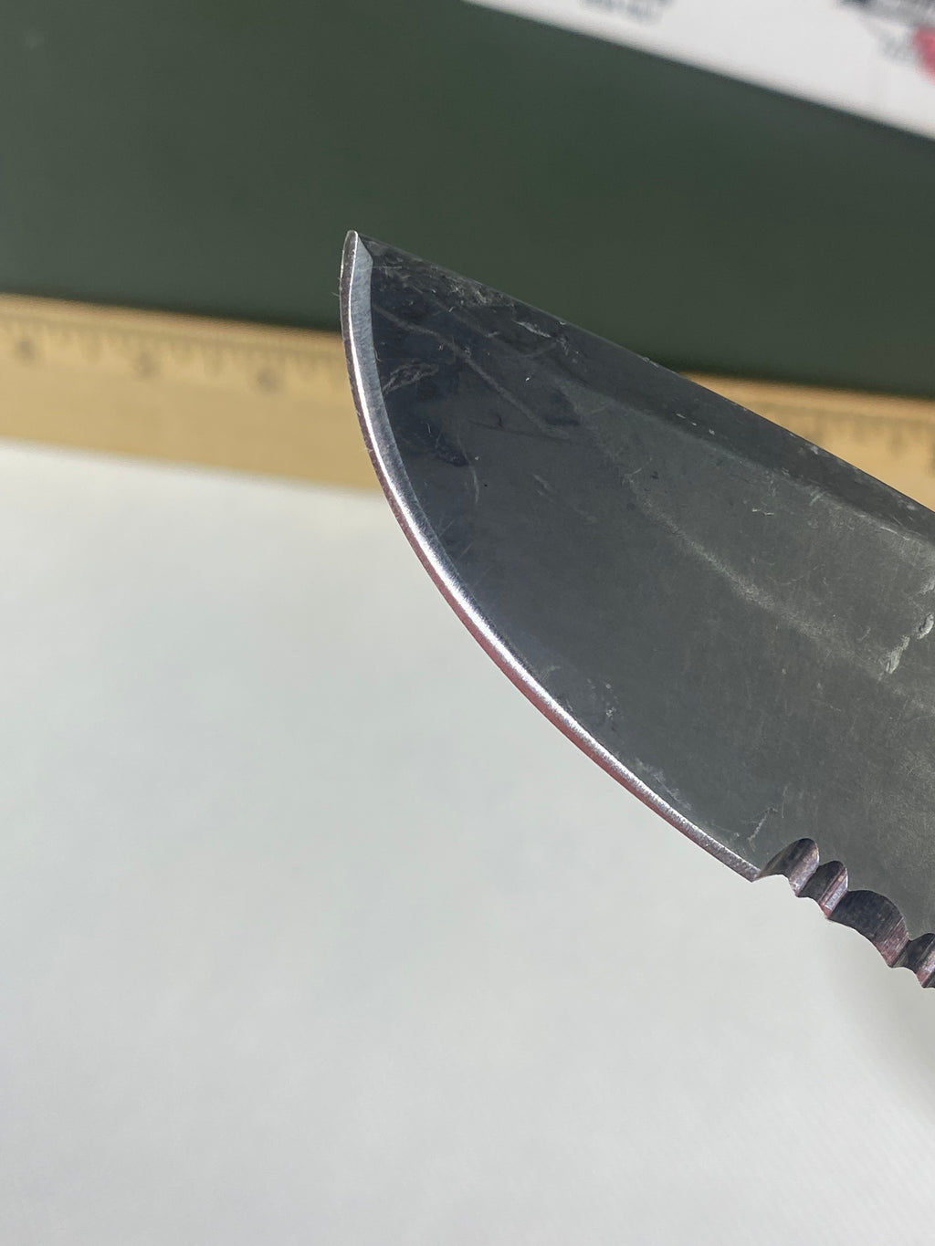 Gerber -77. Light usage. Resharpened.