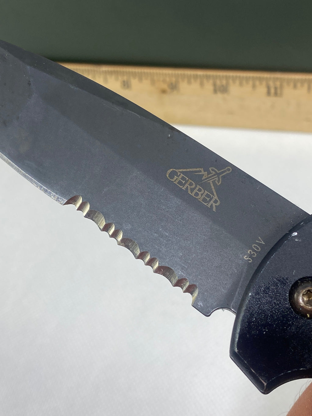 Gerber -78. 06. Light usage. Chips on blade.