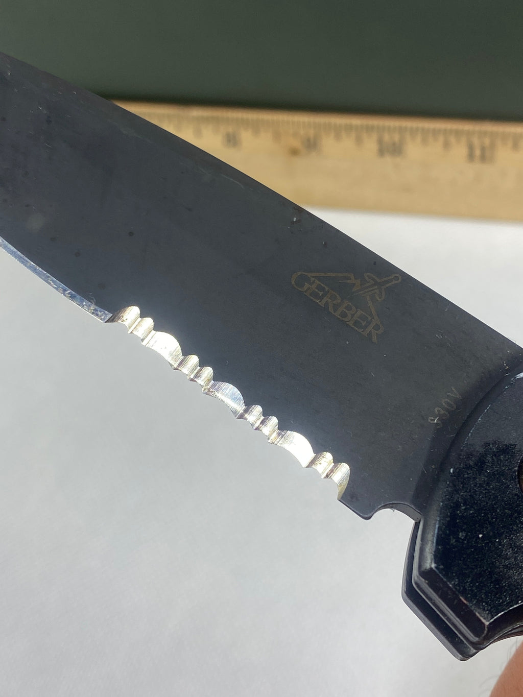 Gerber -78. 06. Light usage. Chips on blade.