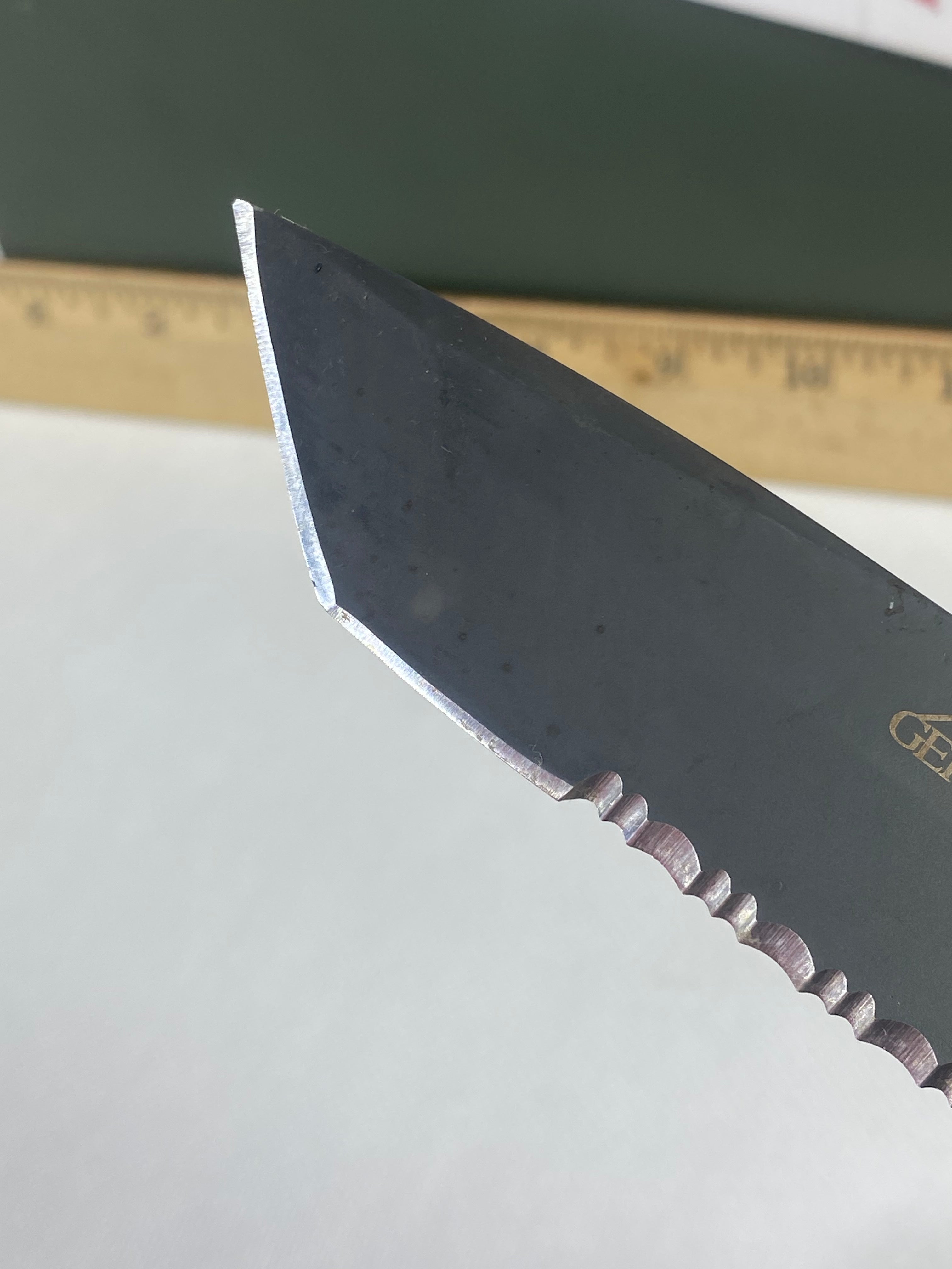 Gerber -78. 06. Light usage. Chips on blade.
