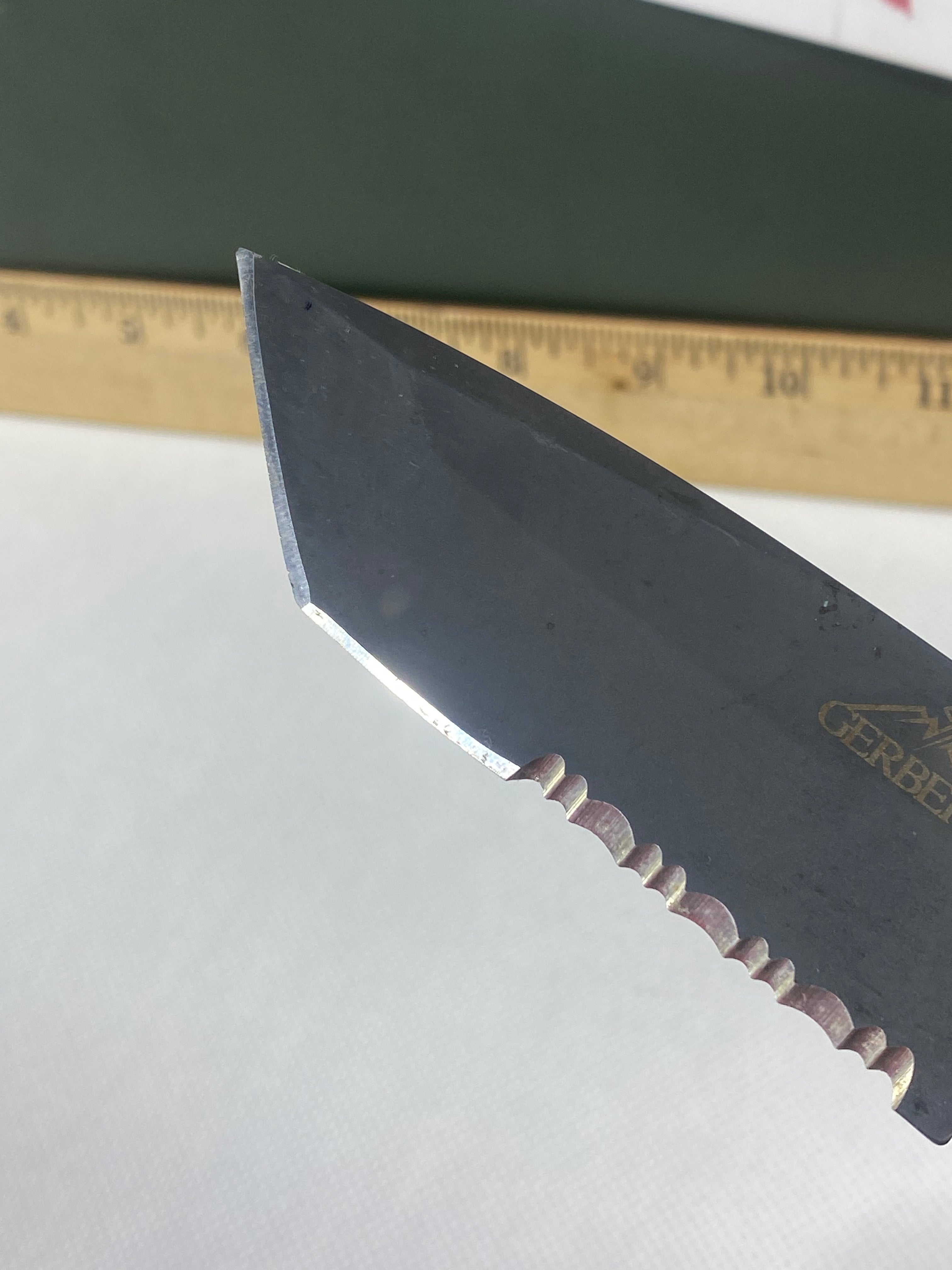 Gerber -78. 06. Light usage. Chips on blade.
