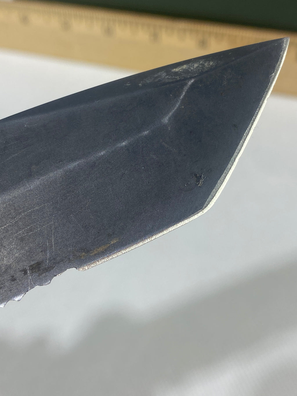 Gerber -79. 06. Light usage. Ding on blade