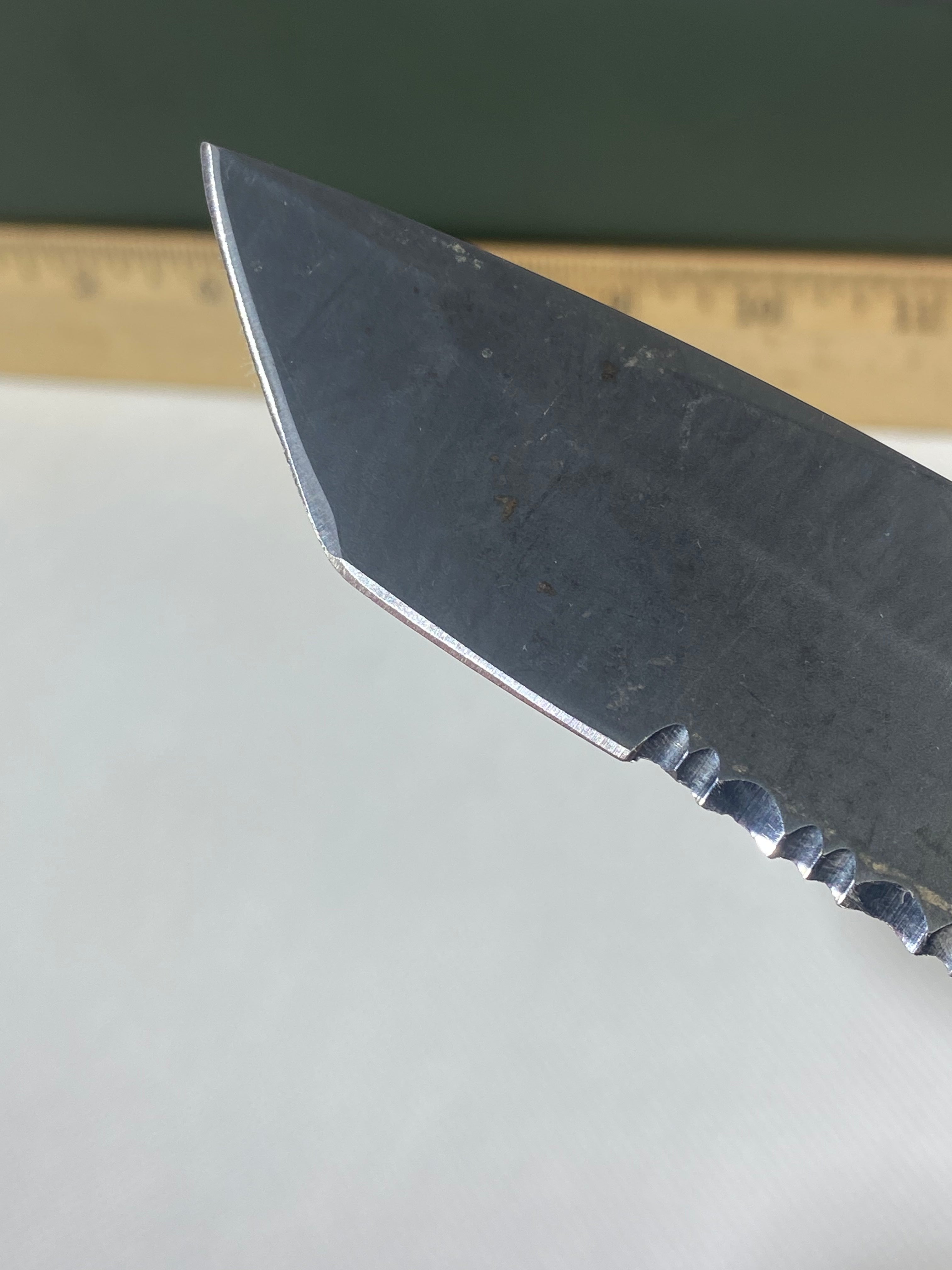 Gerber -79. 06. Light usage. Ding on blade