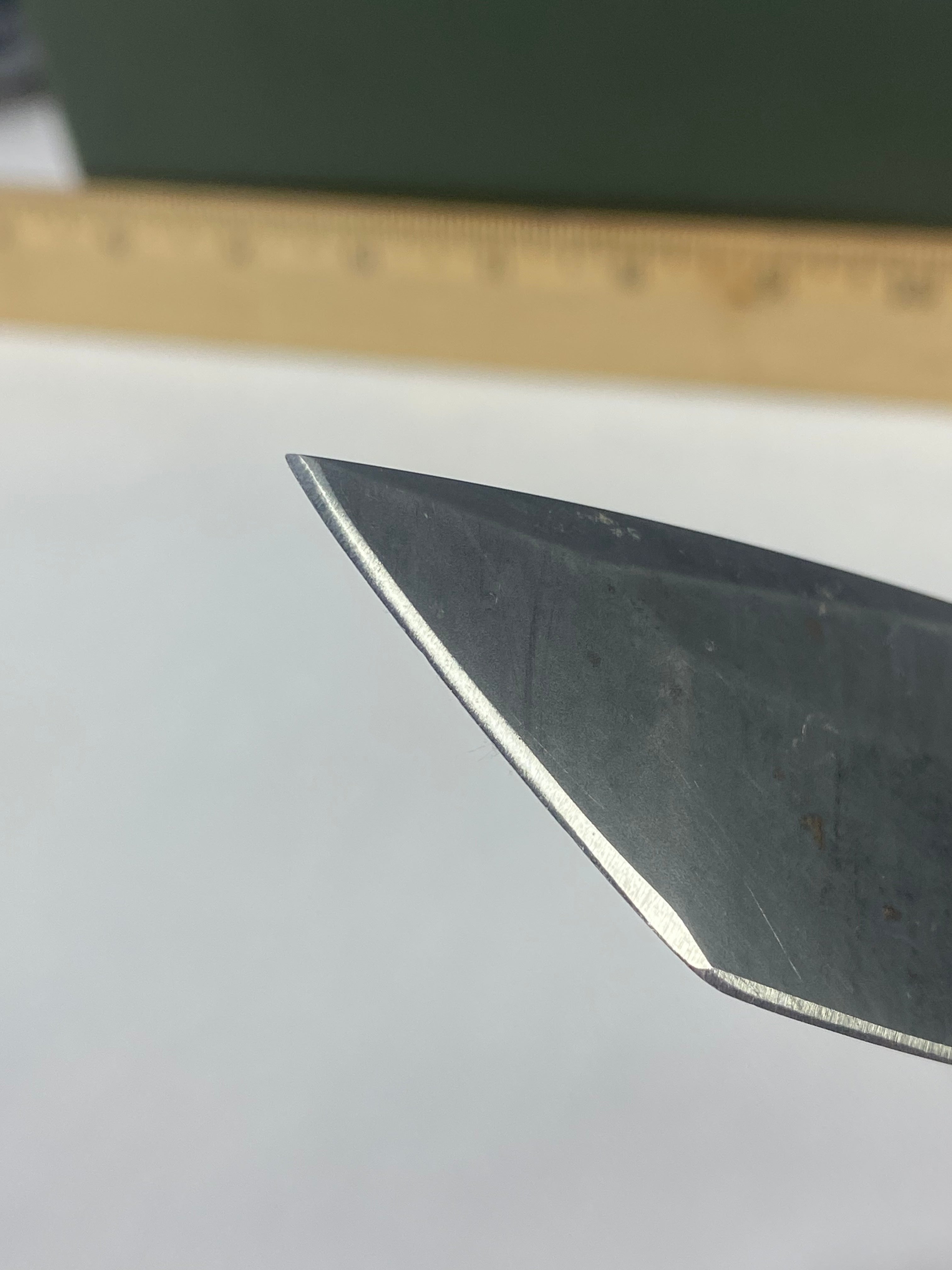 Gerber -79. 06. Light usage. Ding on blade