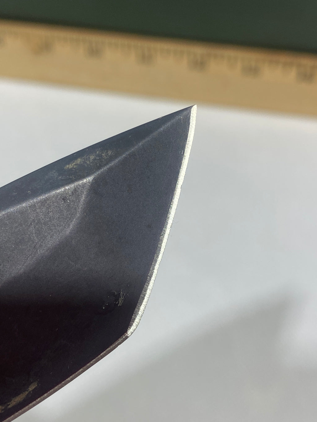 Gerber -79. 06. Light usage. Ding on blade