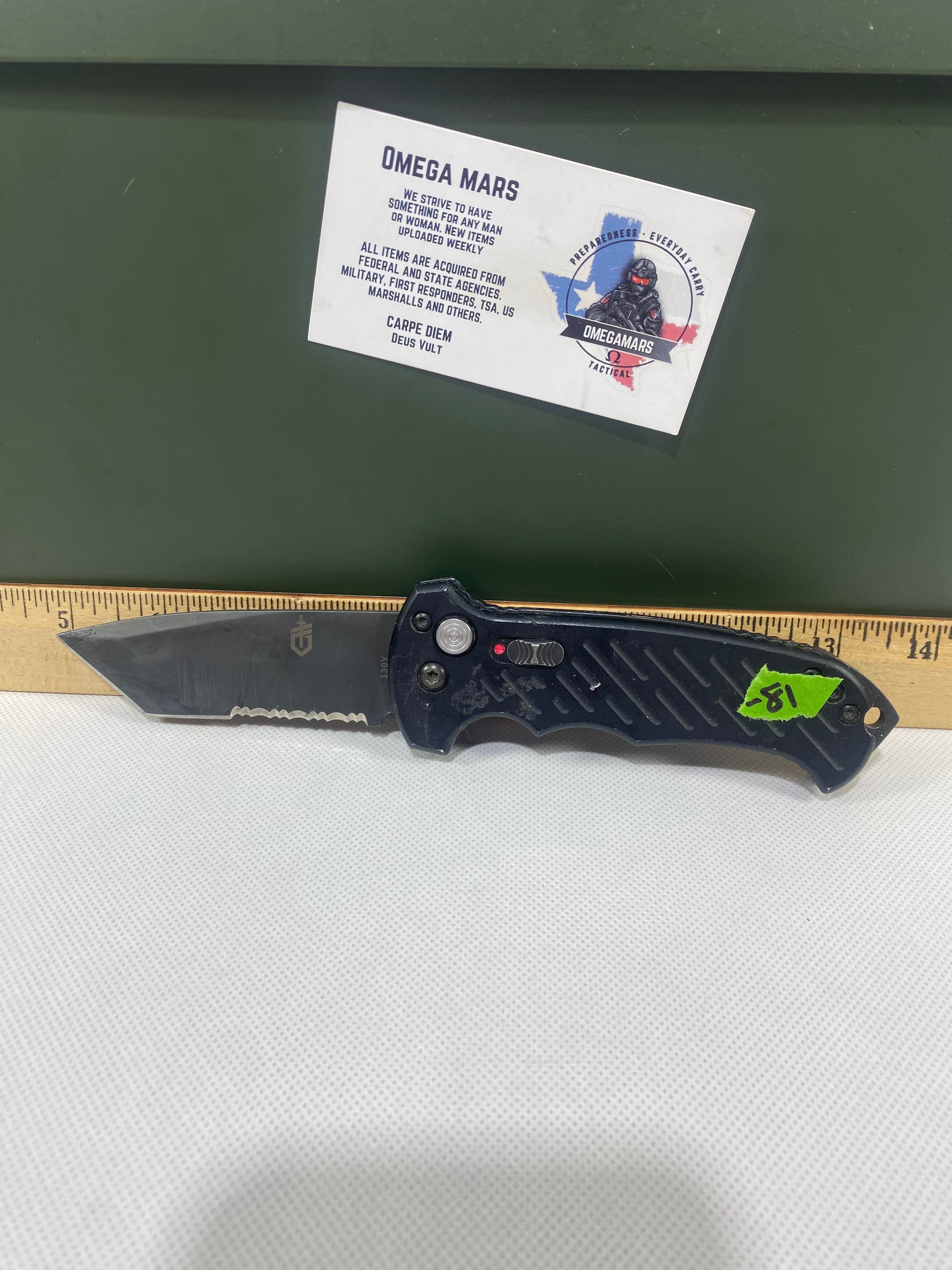 Gerber -81. 06. Light usage.