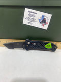 Gerber -86. 06. Light usage. Dings on blade. A name is scratched on the blade.