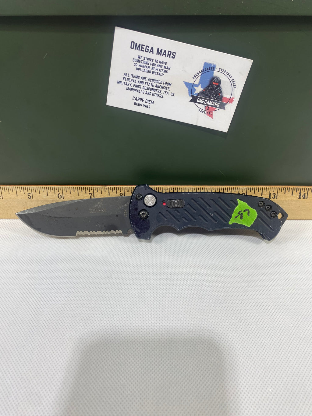 Gerber -87. 06. Light usage.