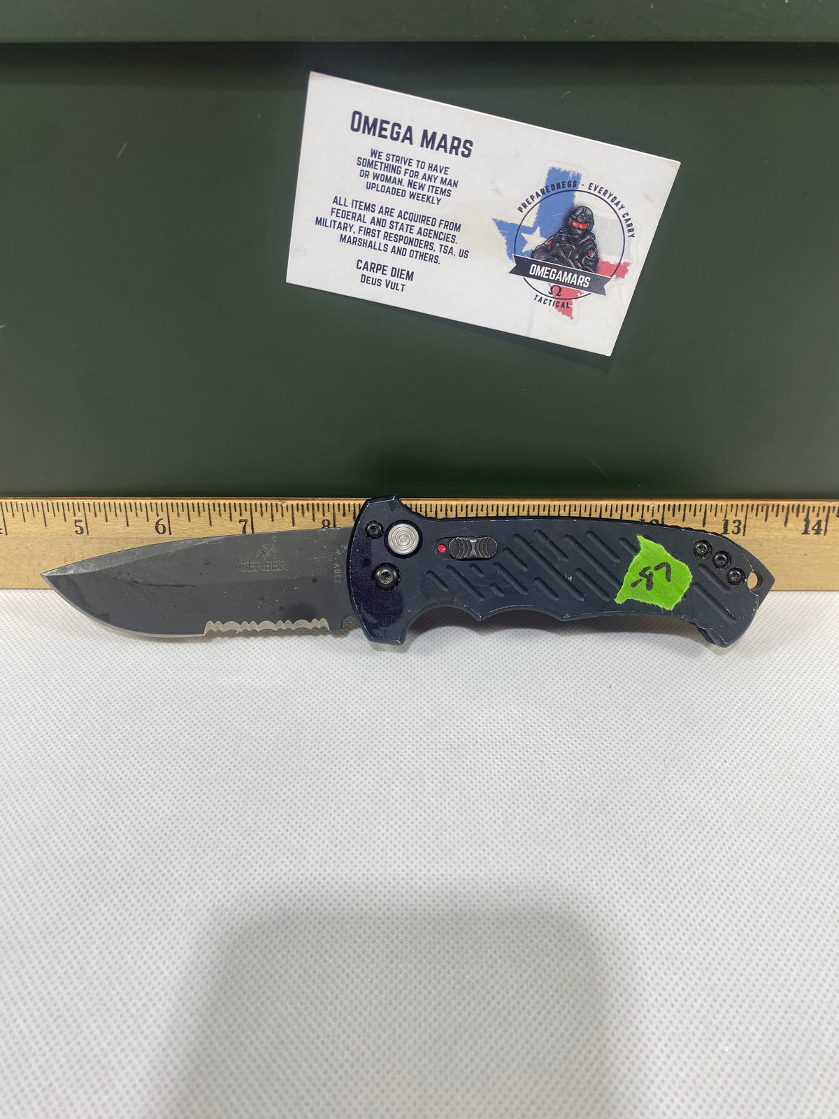 Gerber -87. 06. Light usage.