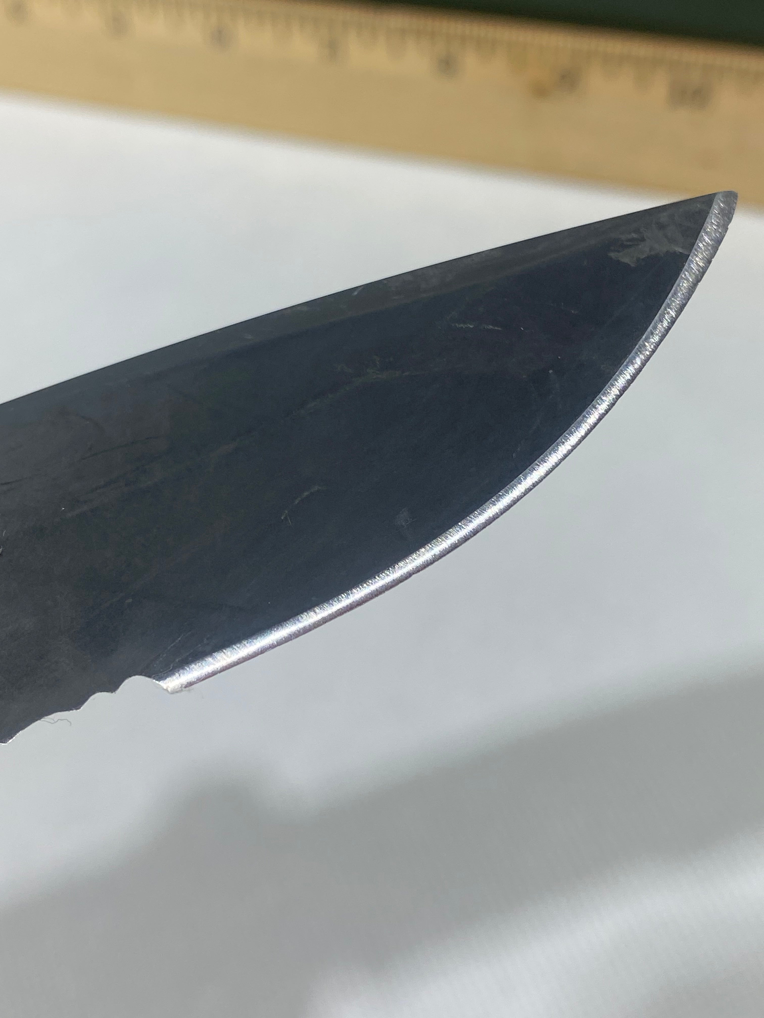Gerber -90. 06. Light usage. Ding on blade