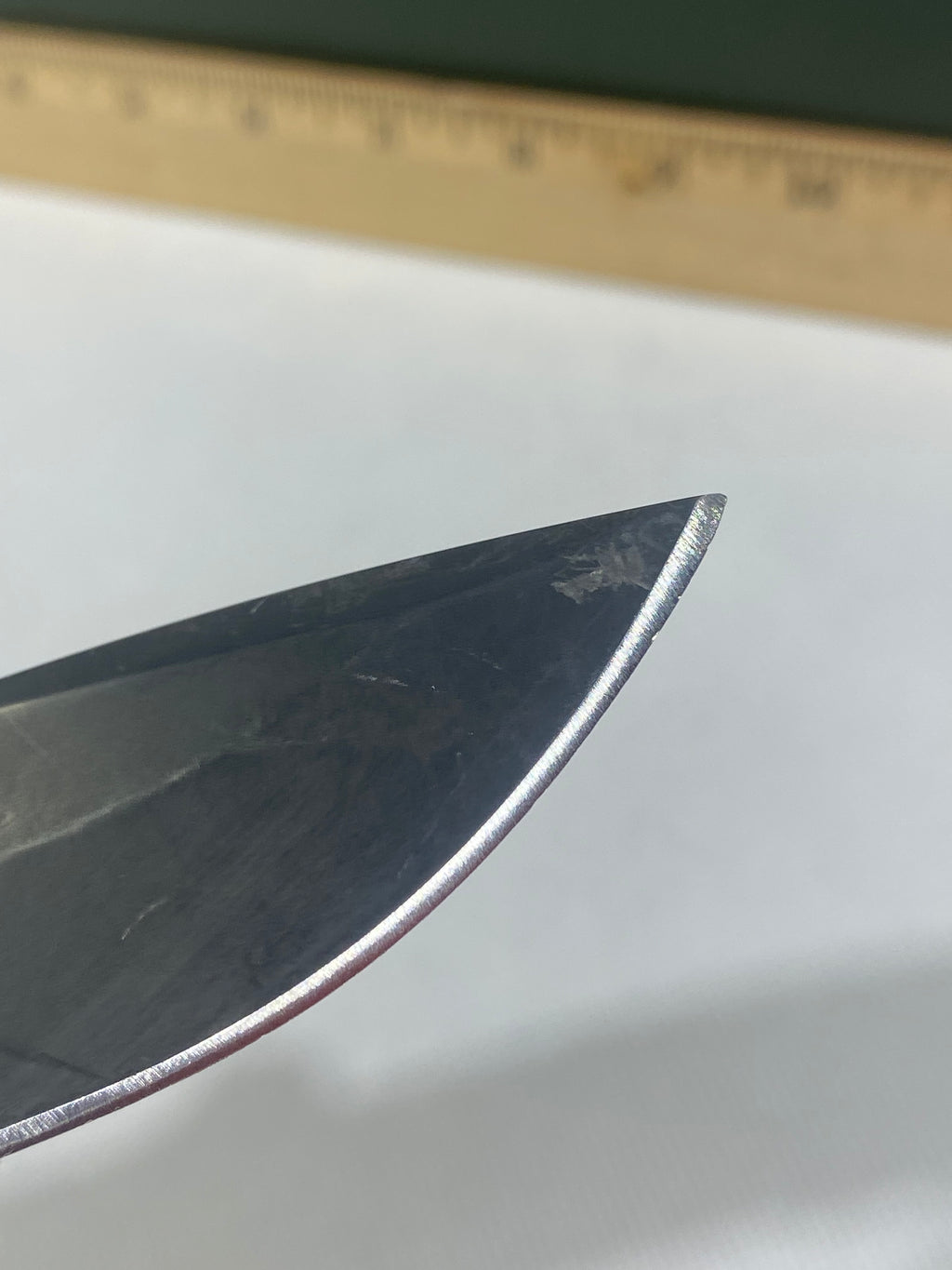 Gerber -90. 06. Light usage. Ding on blade