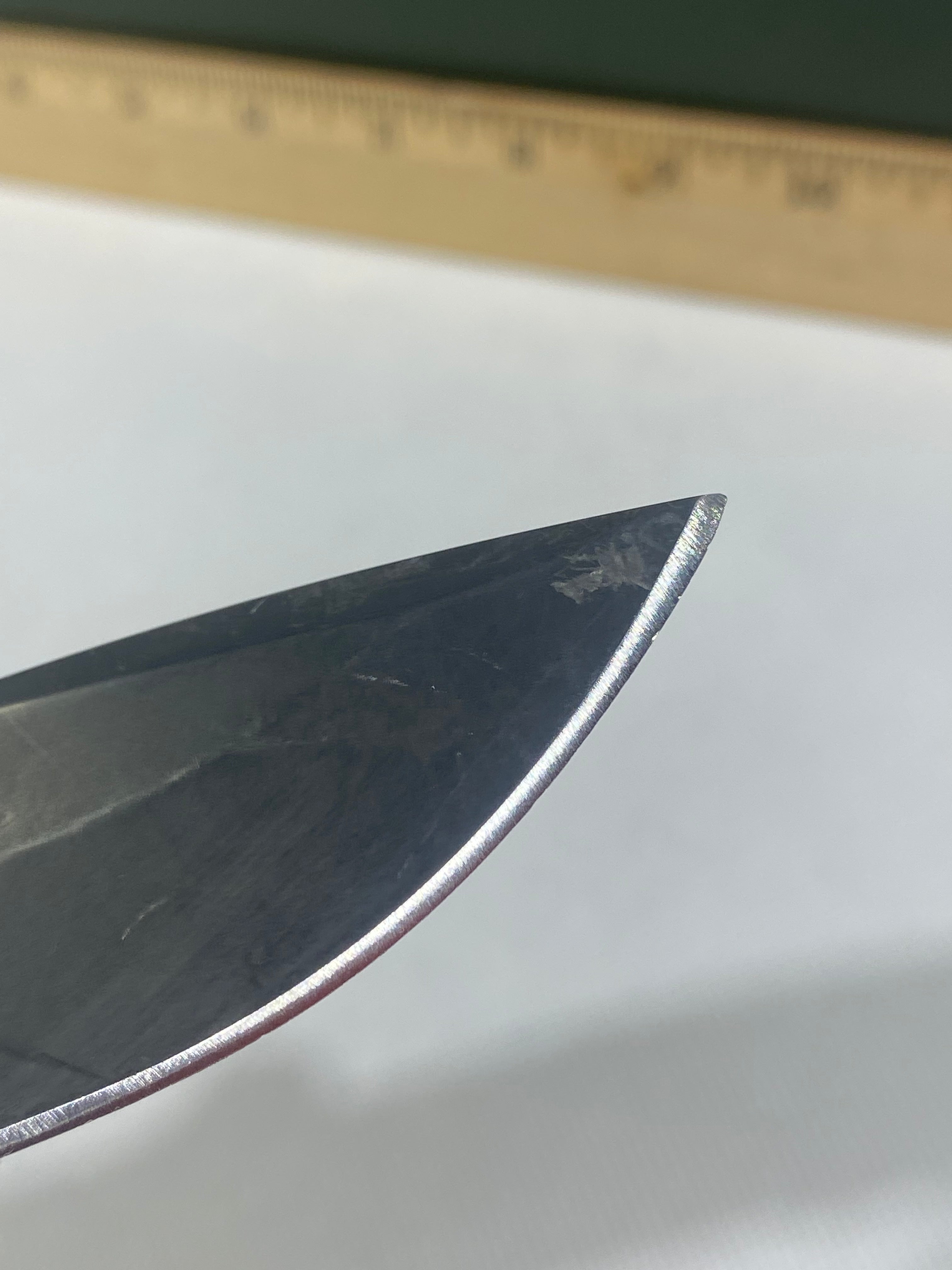 Gerber -90. 06. Light usage. Ding on blade