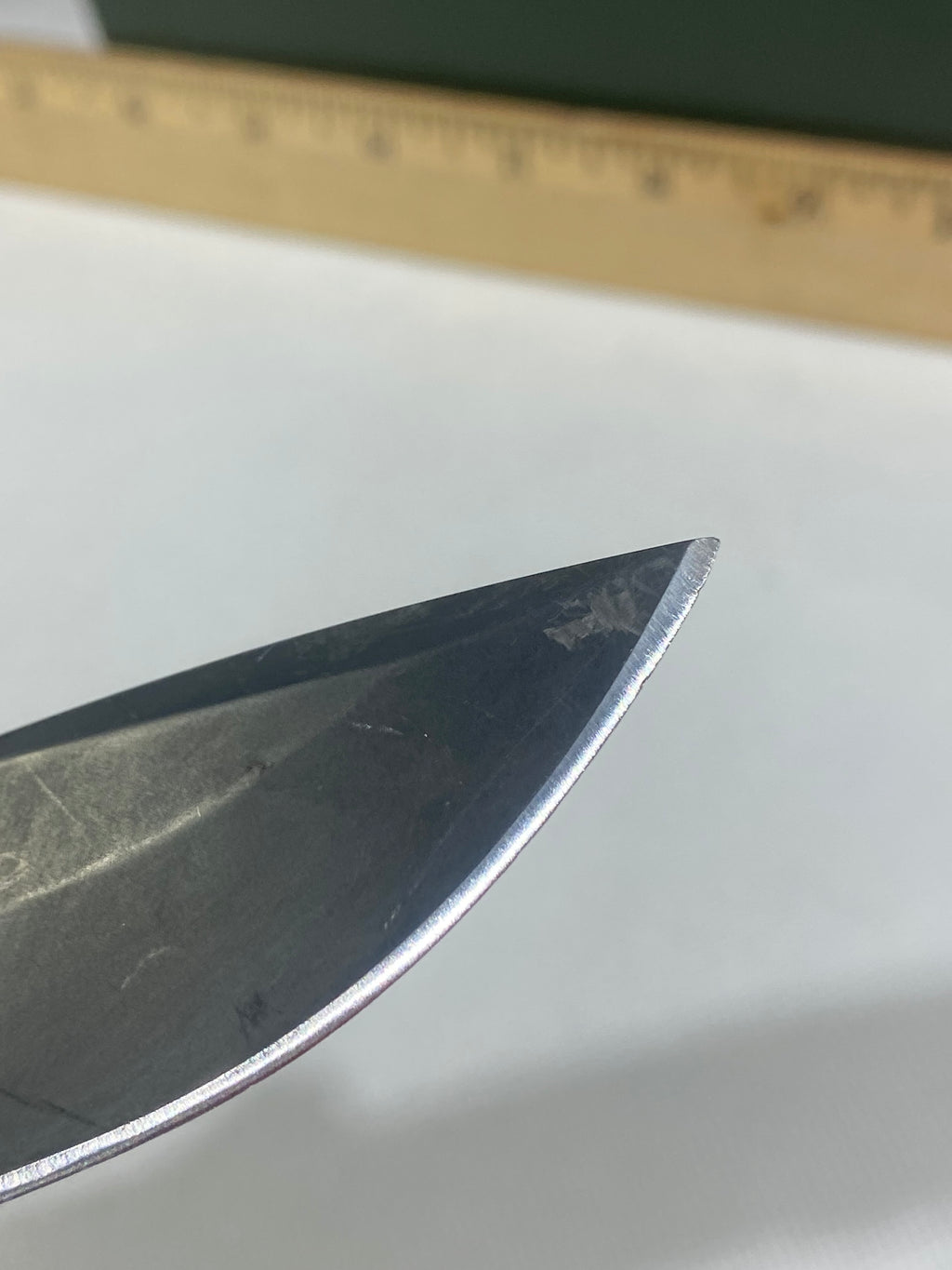Gerber -90. 06. Light usage. Ding on blade