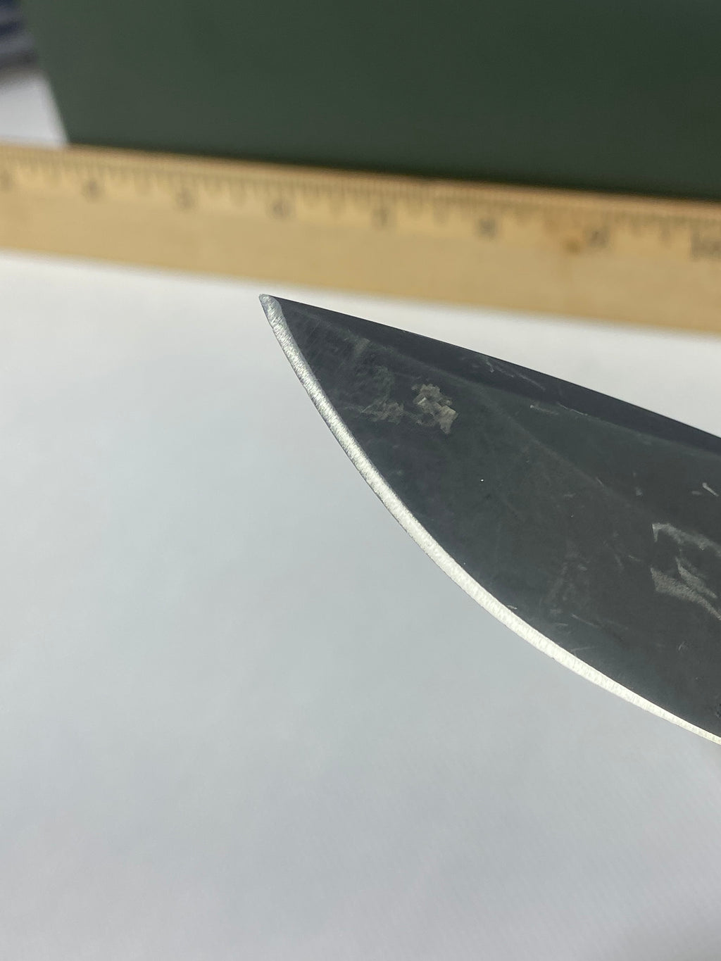 Gerber -90. 06. Light usage. Ding on blade