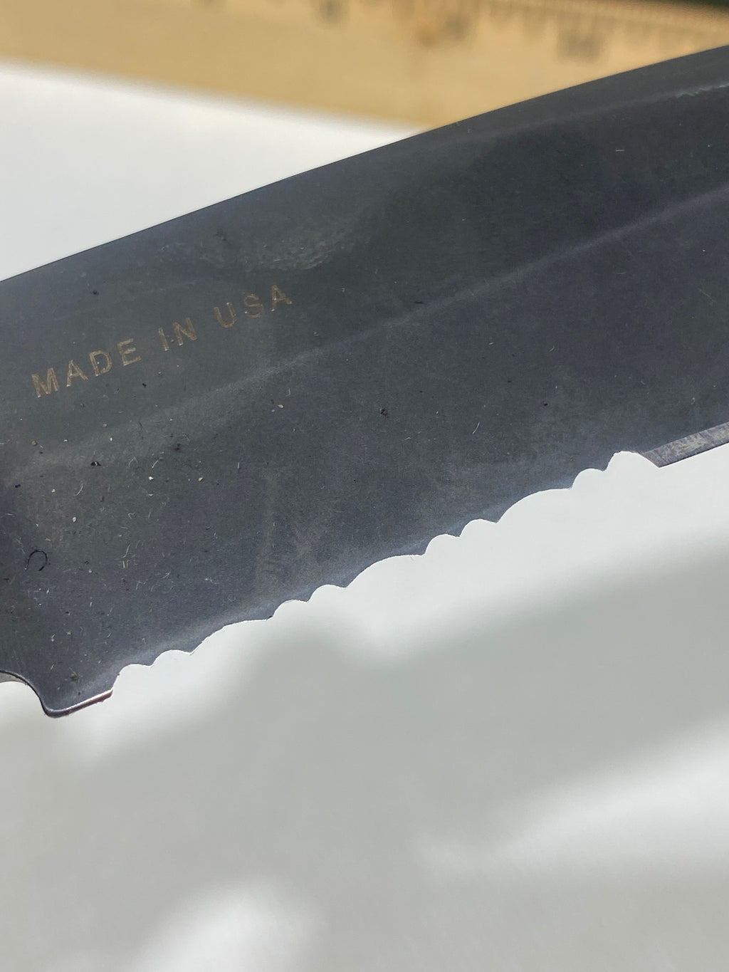Gerber -91. 06. Light usage. Dings on blade.