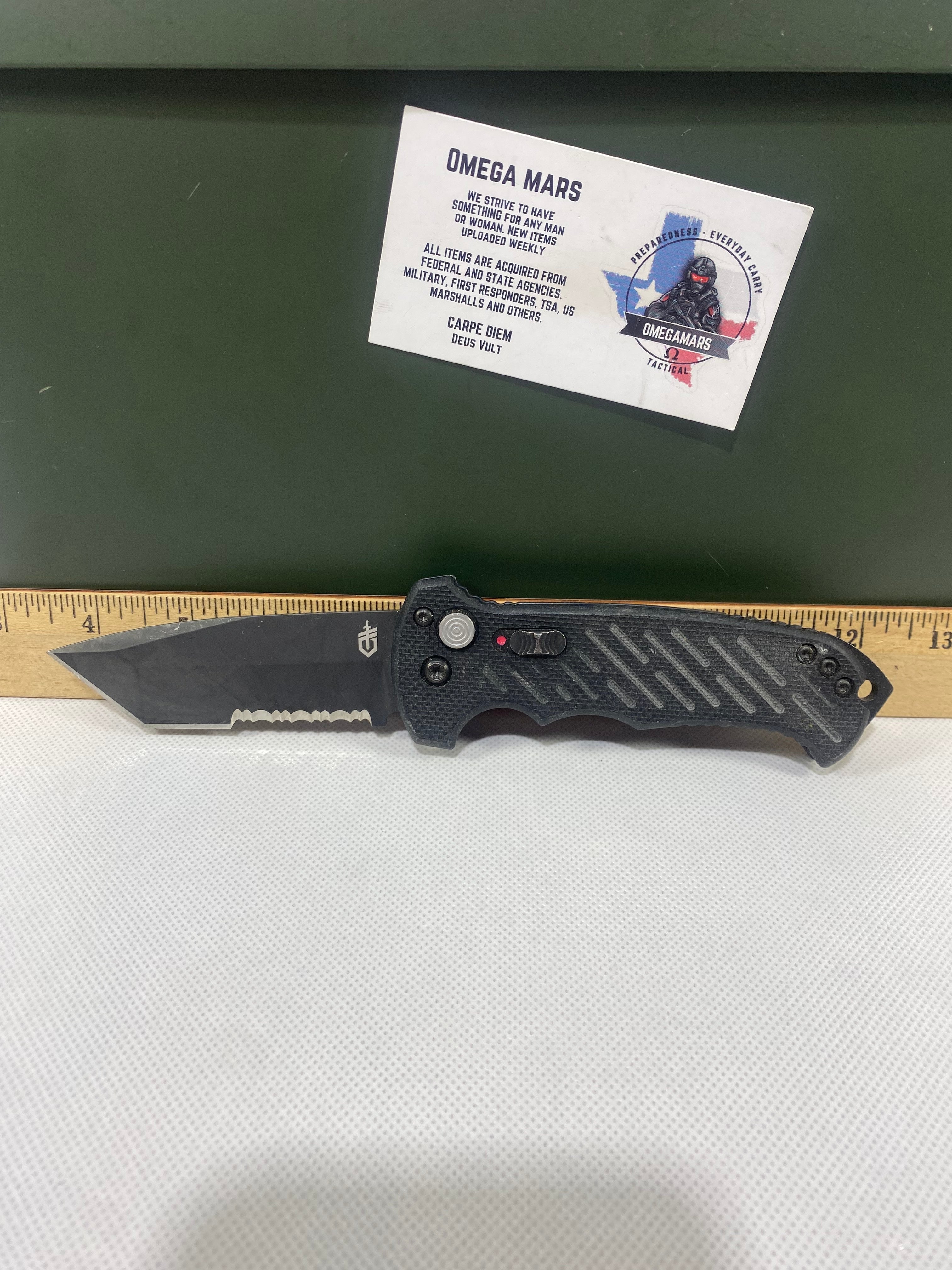 Gerber -94. 06. Light usage. Dirty. Dings on blade.