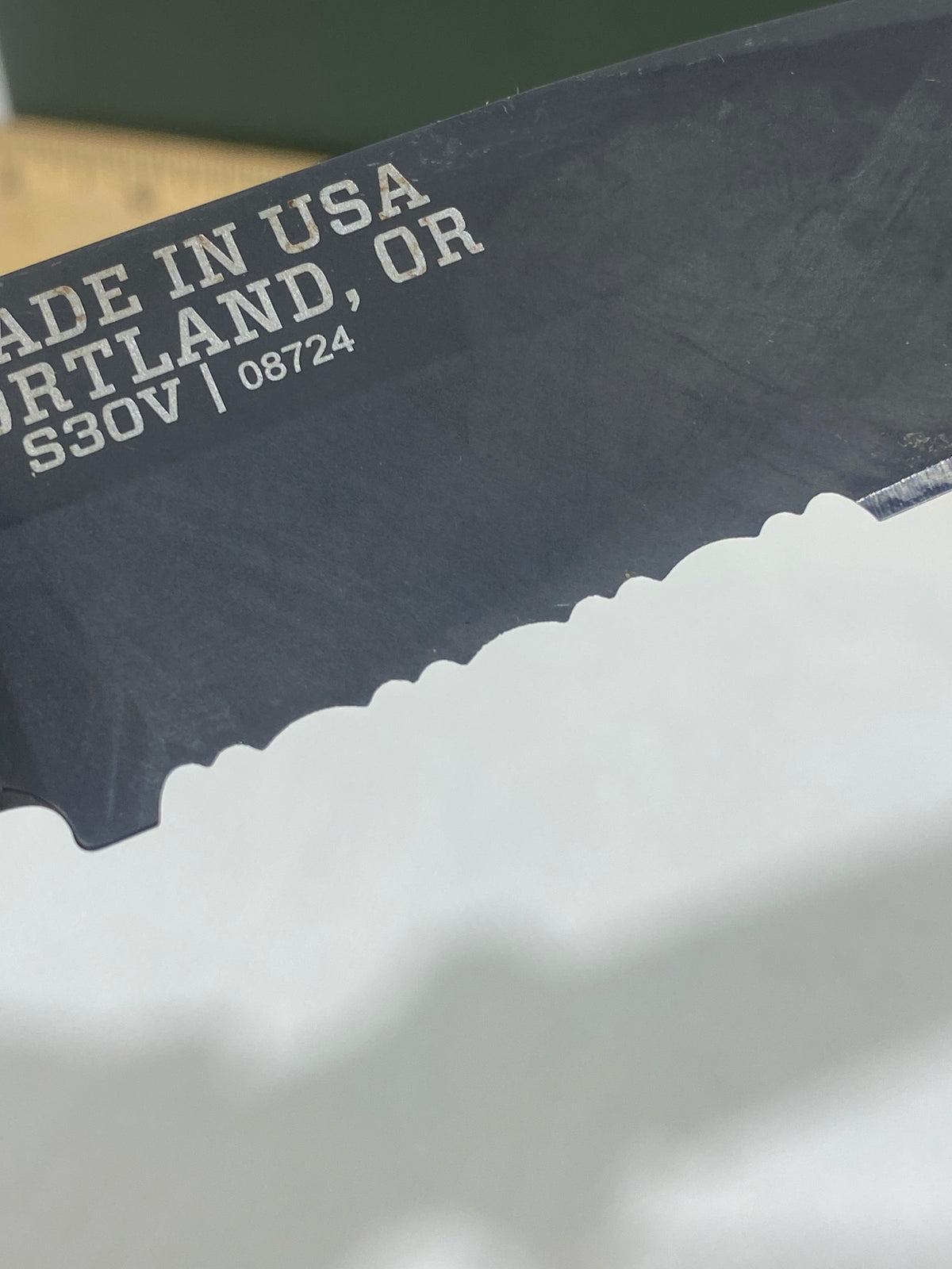 Gerber -94. 06. Light usage. Dirty. Dings on blade.