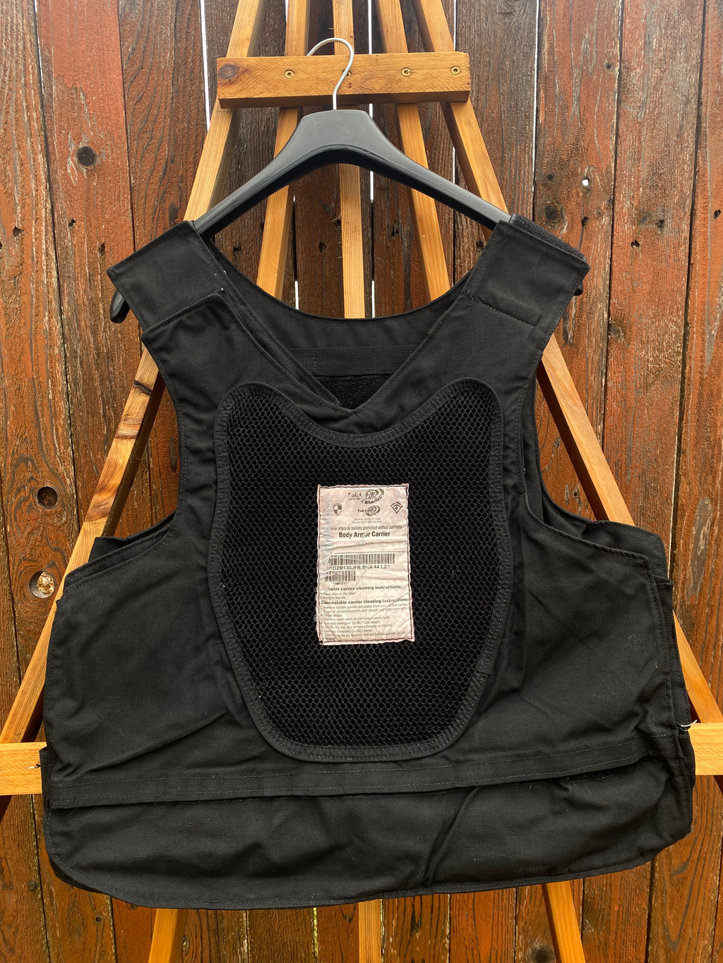 Pre-Owned Point-Blank Guardian MOLLE Vest Carriers in Black. Light usage.