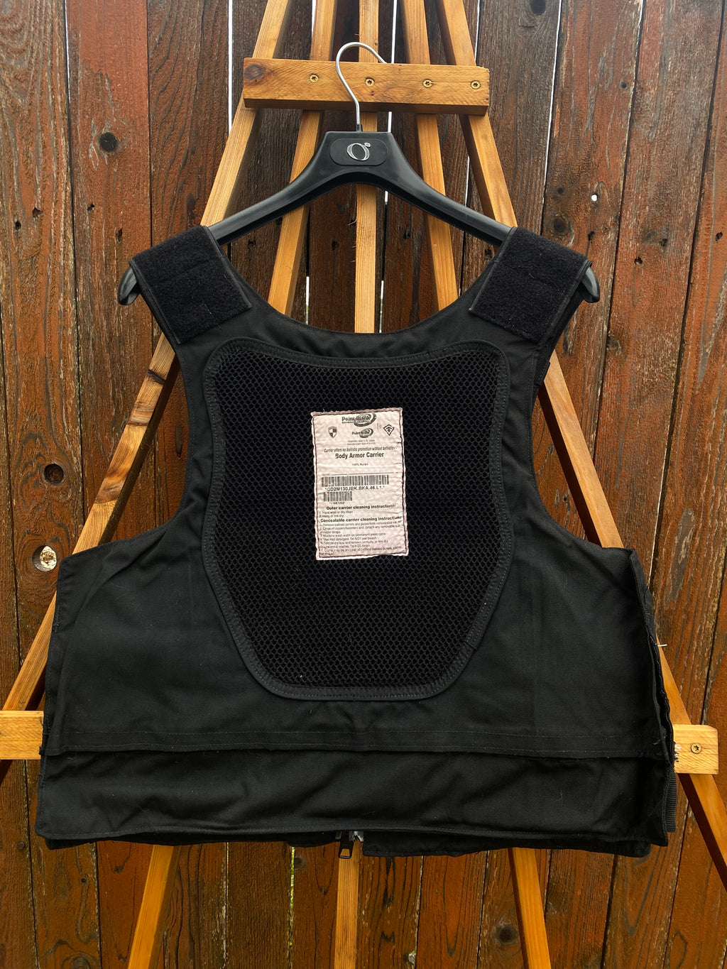 Pre-Owned Point-Blank Guardian MOLLE Vest Carriers in Black. Light usage.