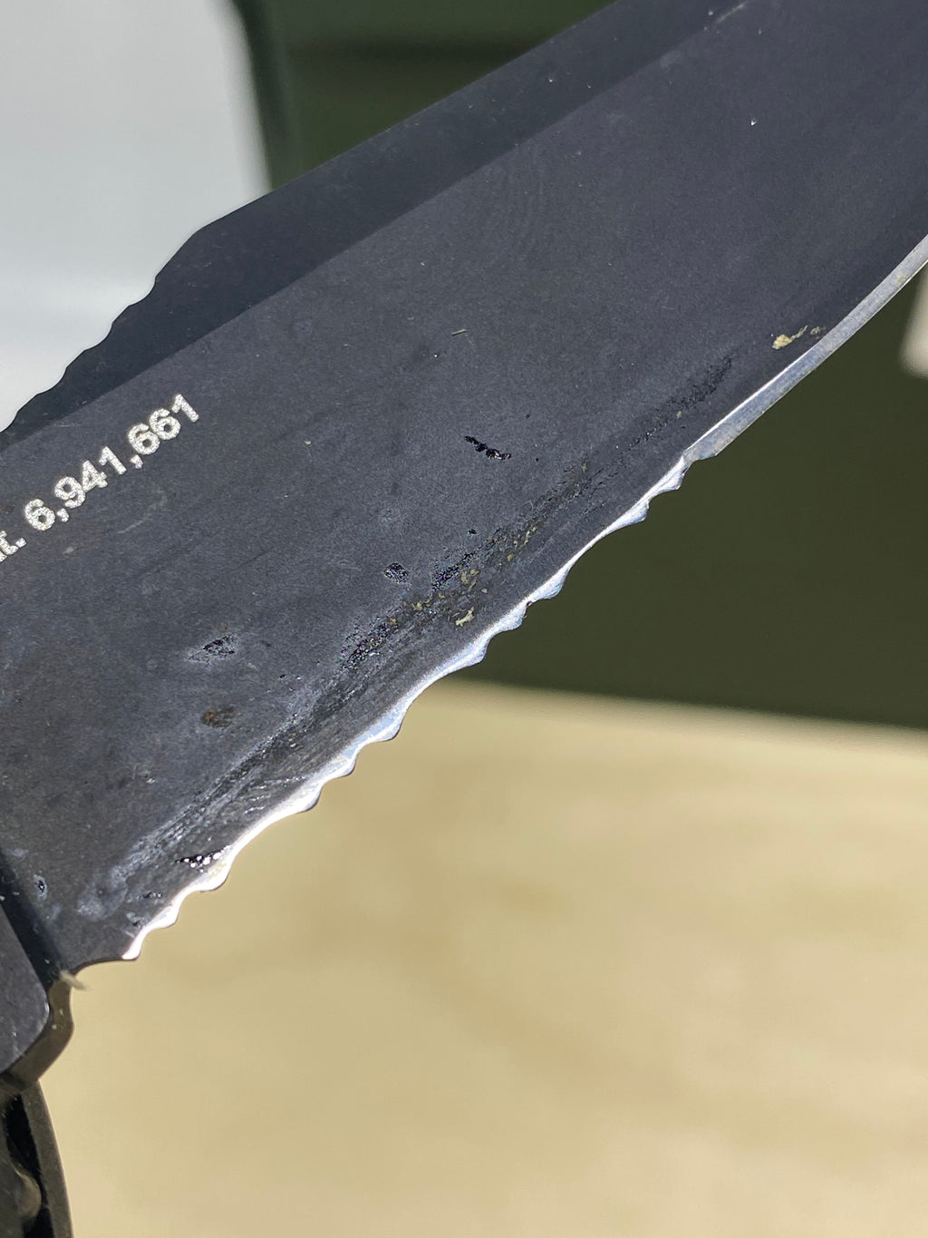SOG Trident A/O #SG2. Light Usage. Dirty. Possible Rust