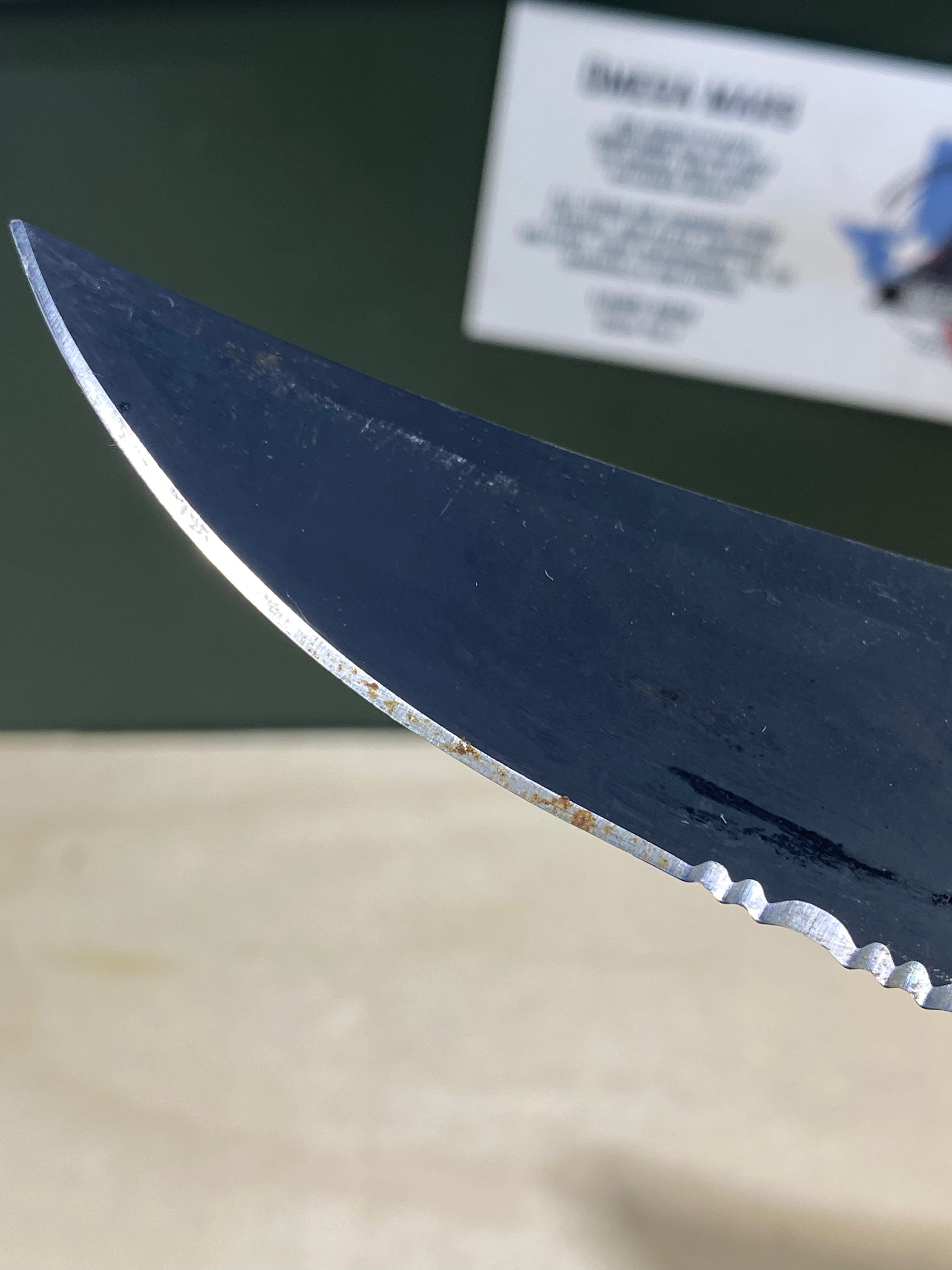 SOG Trident A/O #SG2. Light Usage. Dirty. Possible Rust