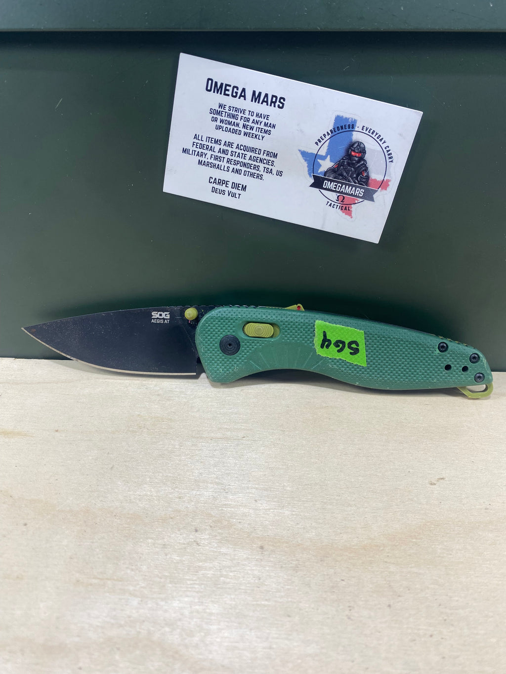 SOG Aegis AT #SG4. Light Usage.Dirty. Possible Rust.