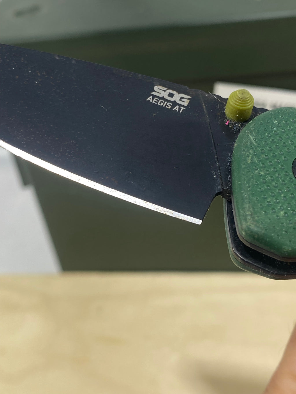 SOG Aegis AT #SG4. Light Usage.Dirty. Possible Rust.