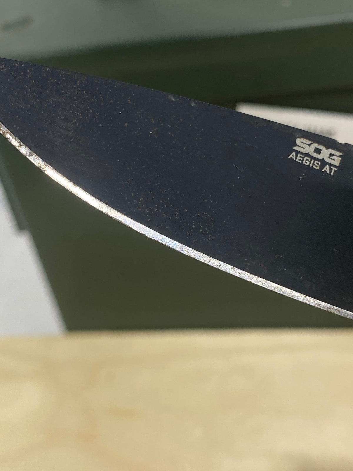SOG Aegis AT #SG4. Light Usage.Dirty. Possible Rust.
