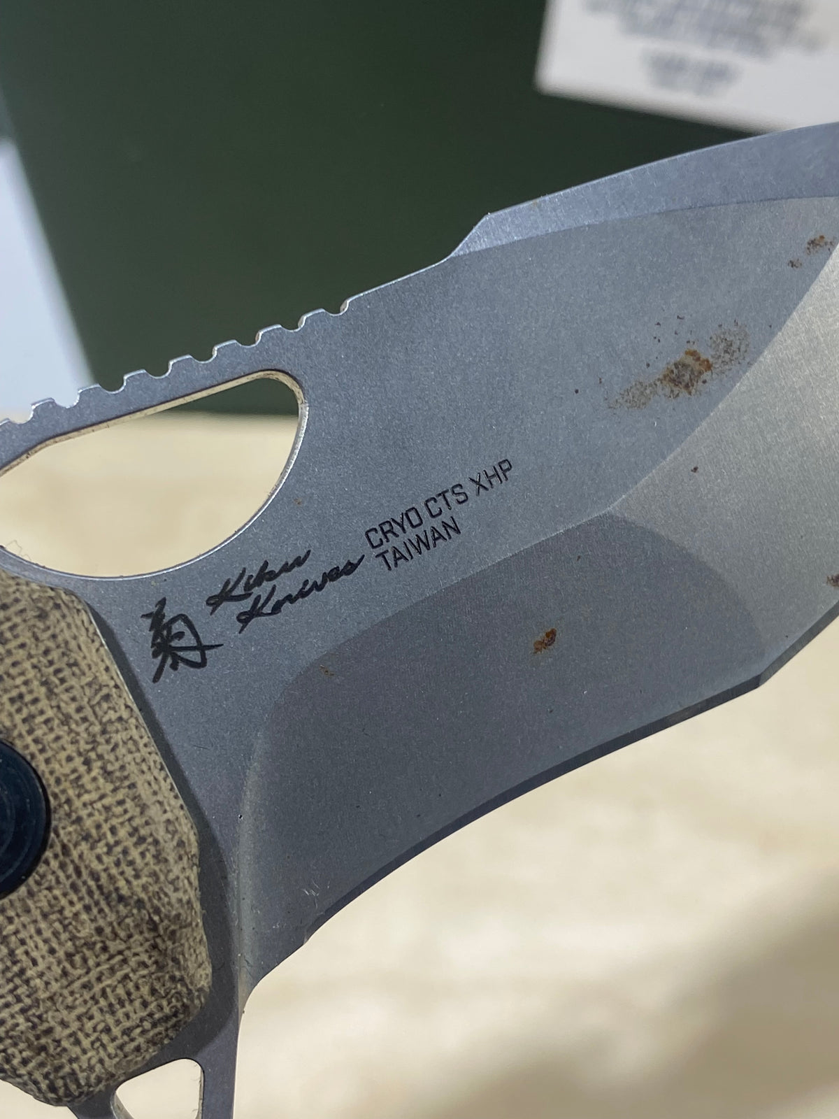 SOG Kiku XR #SG6. Light Usage. Possible Rust.