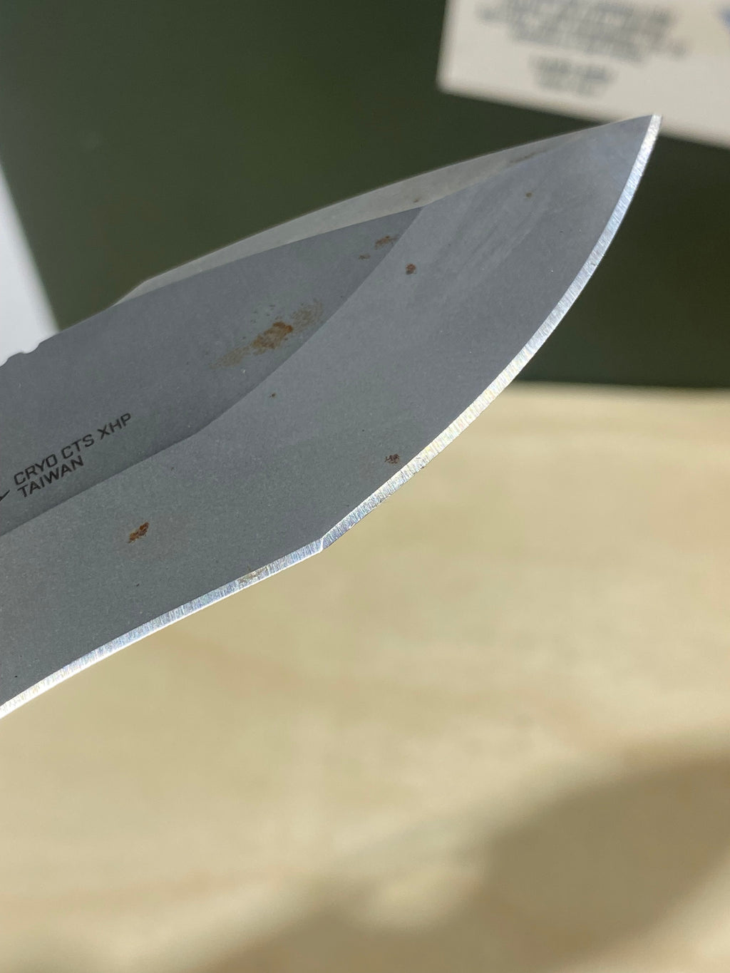 SOG Kiku XR #SG6. Light Usage. Possible Rust.